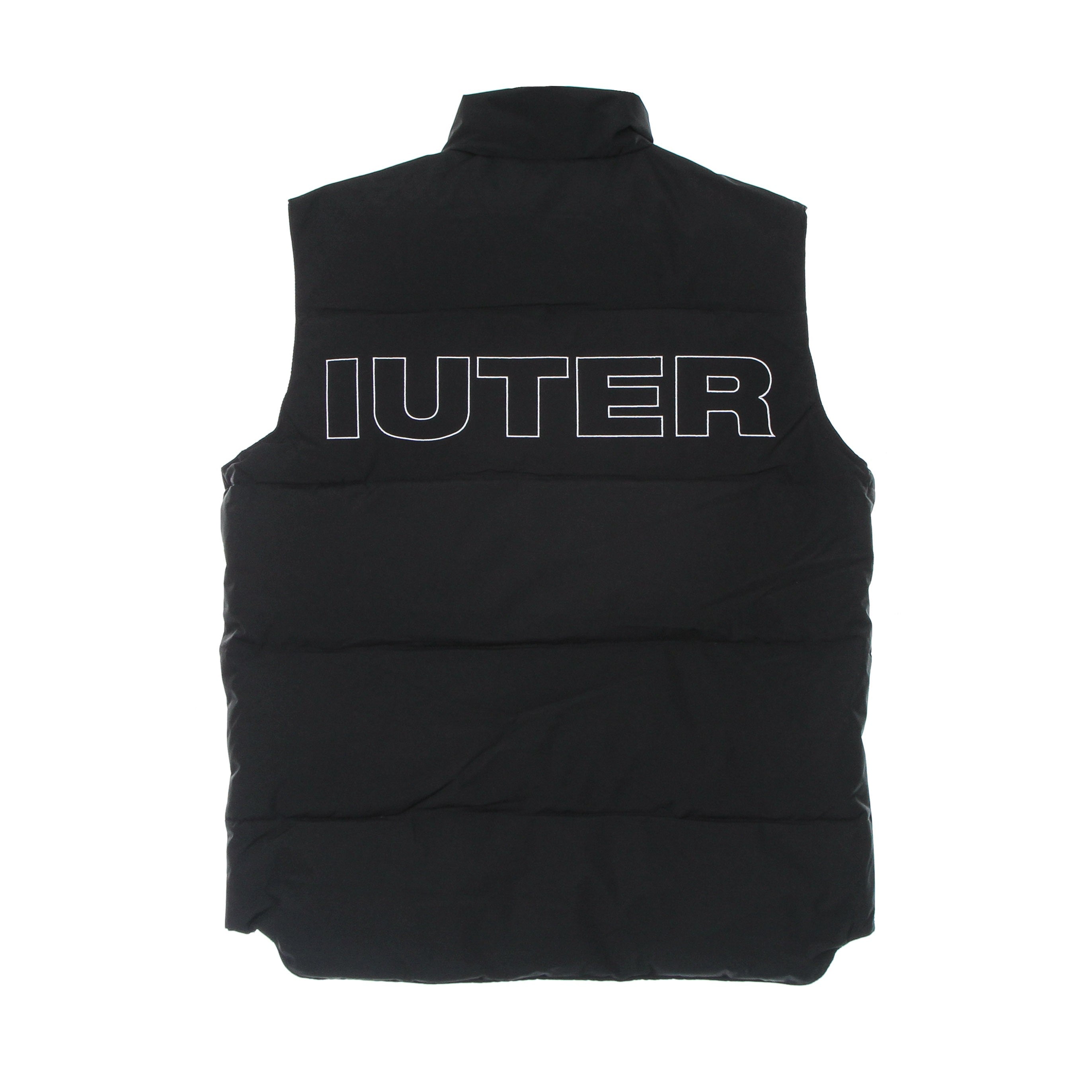 Iuter Puff Vest Men's Sleeveless Down Jacket Black