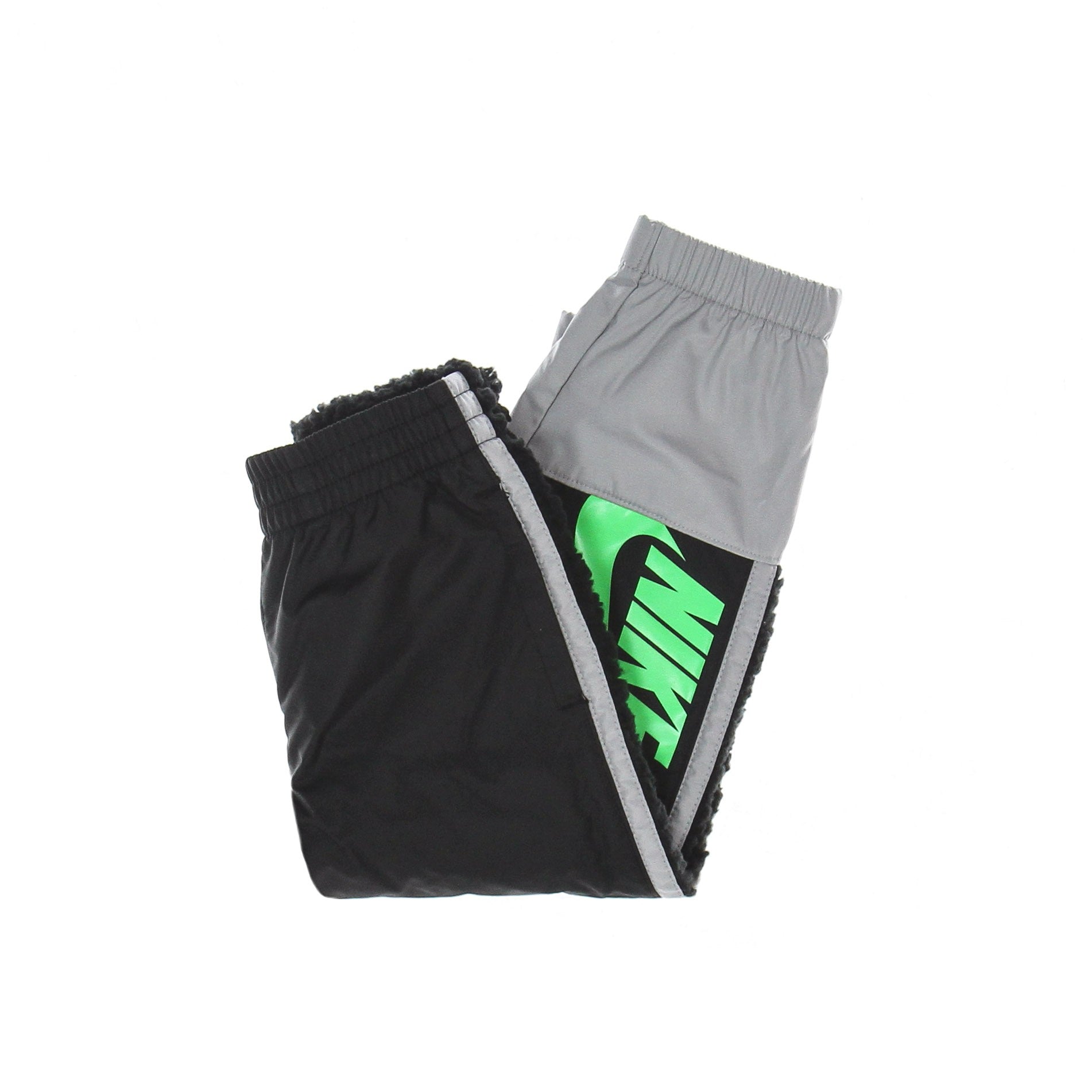 Nike, Pantalone Tuta Bambino Amplify Sherpa Pant, Black/light Smoke Grey
