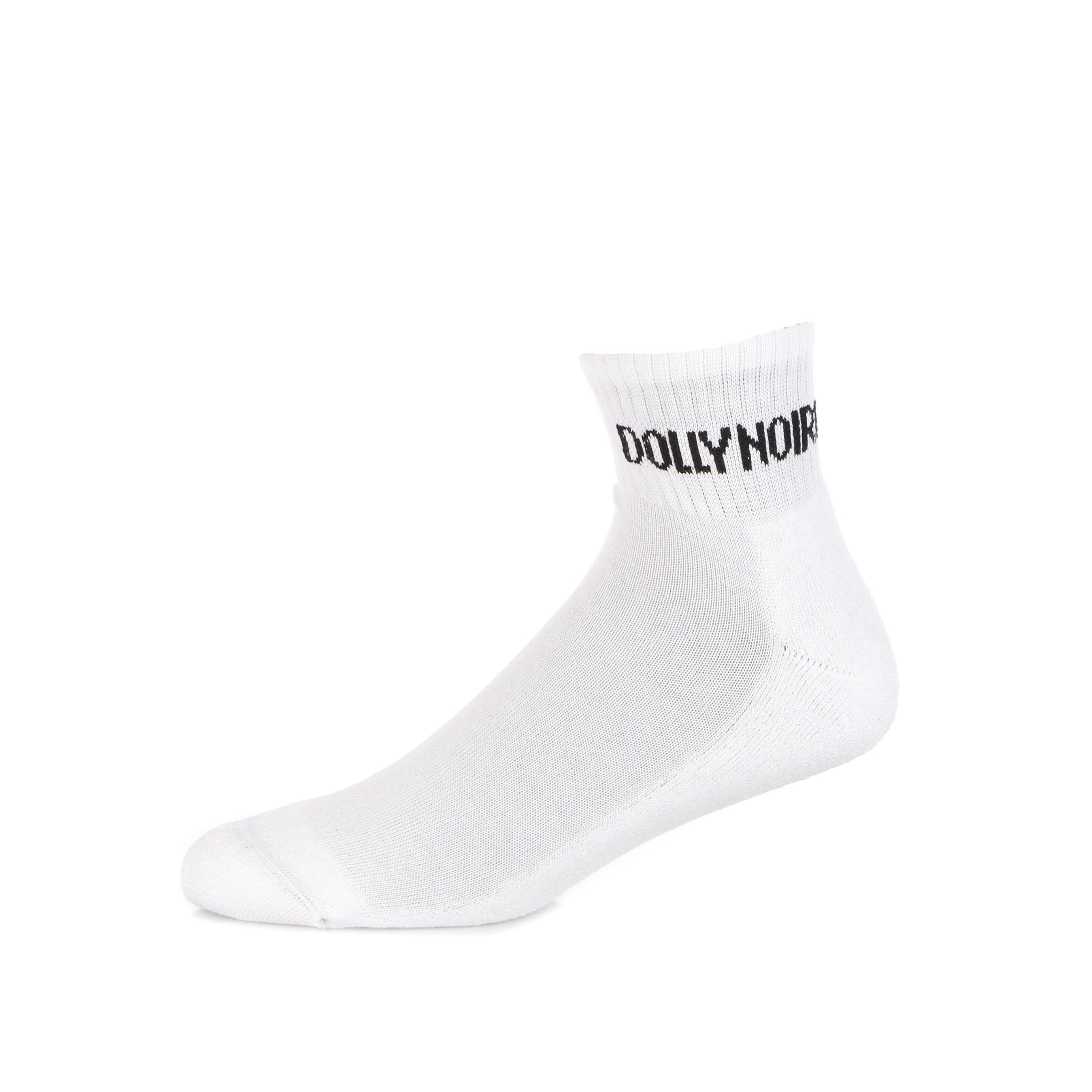 Dolly Noire, Calza Bassa Uomo Jaquard Short Socks, White