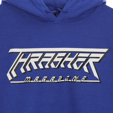 Thrasher, Felpa Cappuccio Uomo Future Logo Hood, 