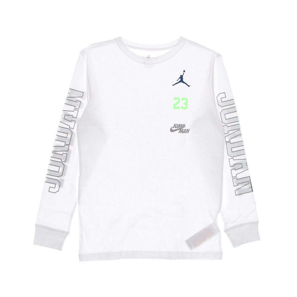 Long Sleeve T-Shirt Boy Jordan Switch L/s Tee White