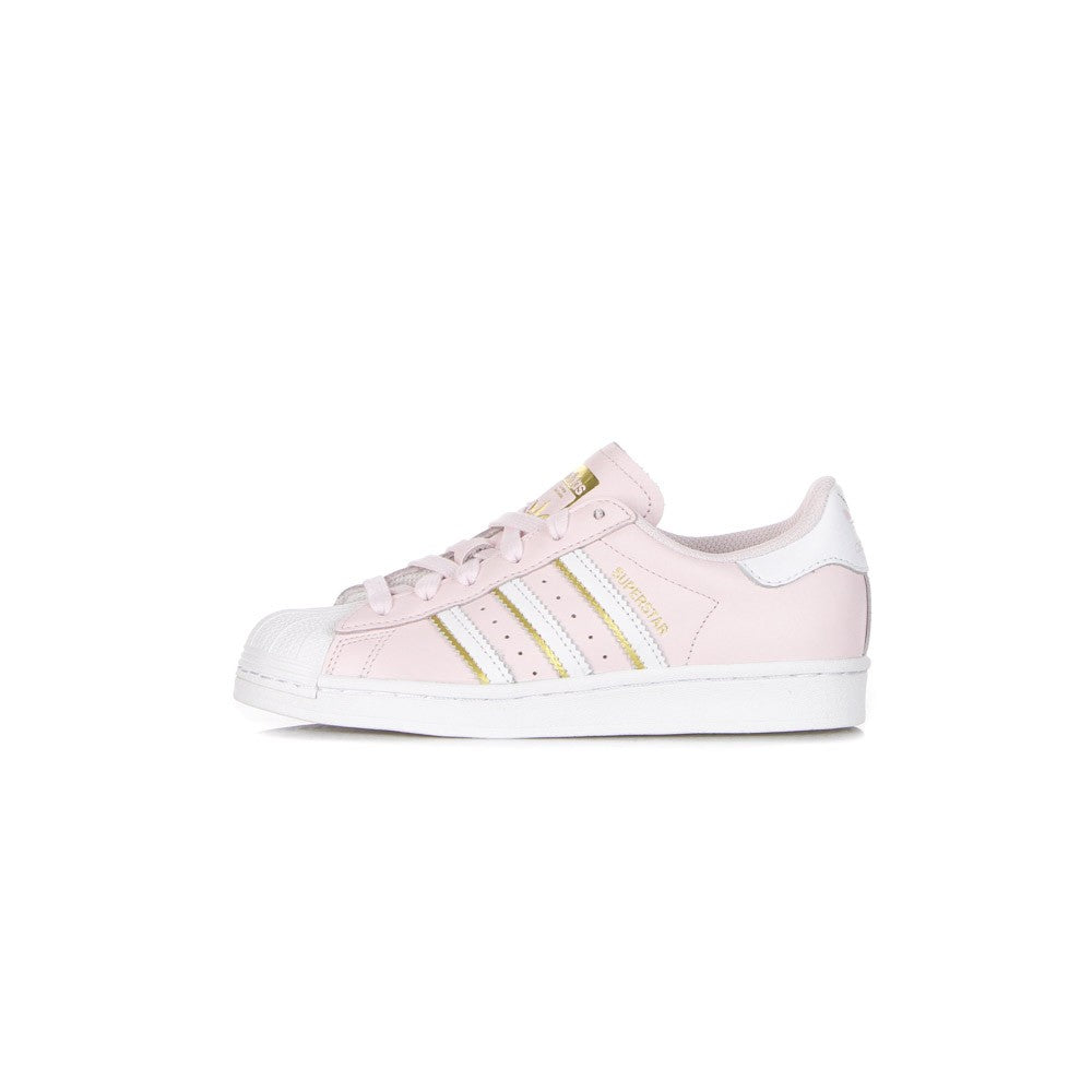 Adidas, Scarpa Bassa Donna Superstar W, Cloud White/almost Pink/gold Metallic