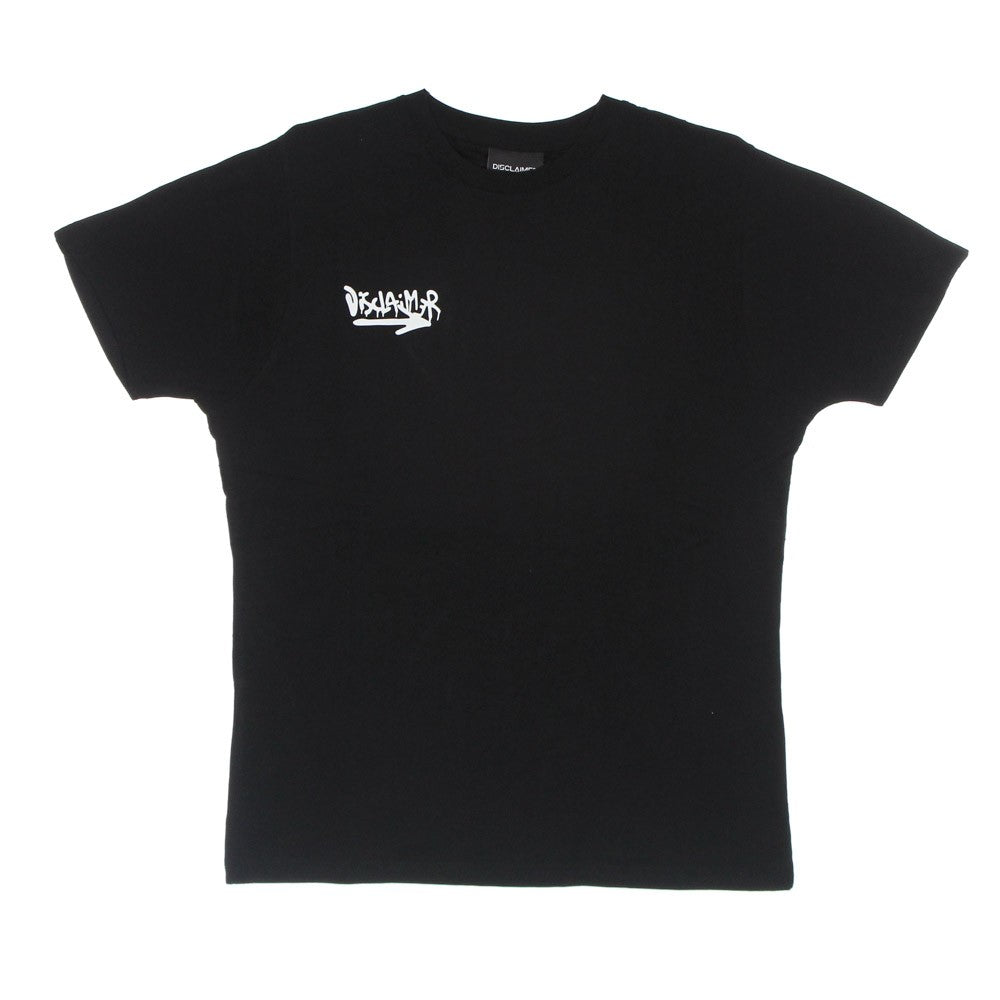 Men's Back Logo Tee T-Shirt Black/black/orange