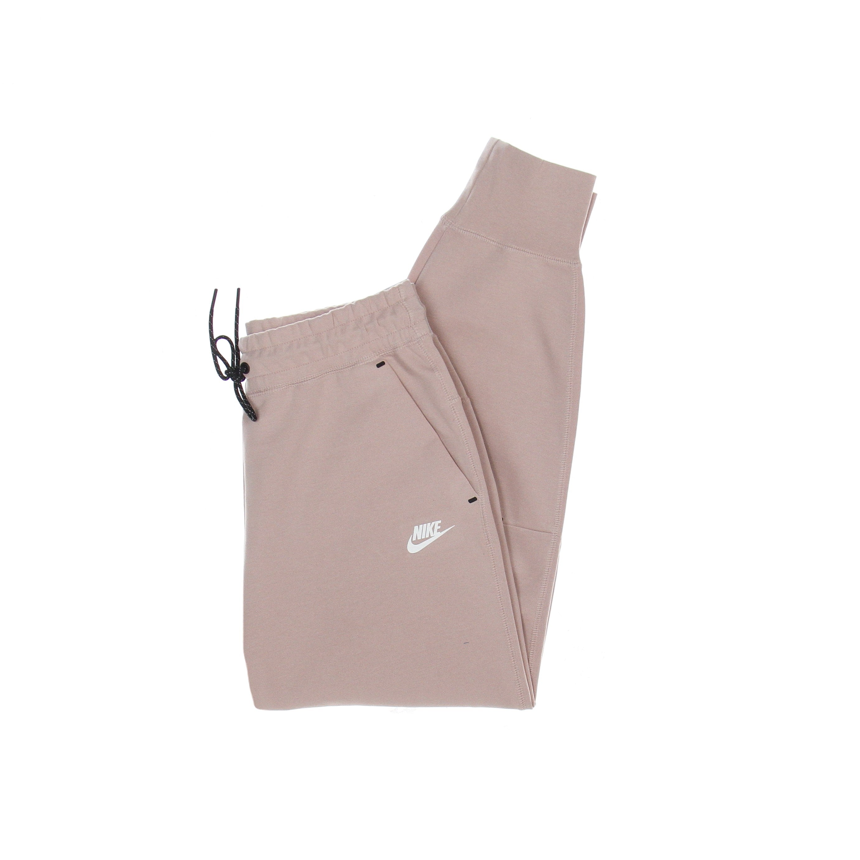Nike, Pantalone Tuta Leggero Donna Sportswear Tech Fleece, Pink Oxford/white