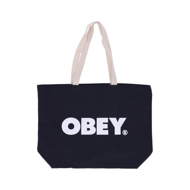 Obey, Borsa Di Tela Uomo Bold Tote Bag, Black