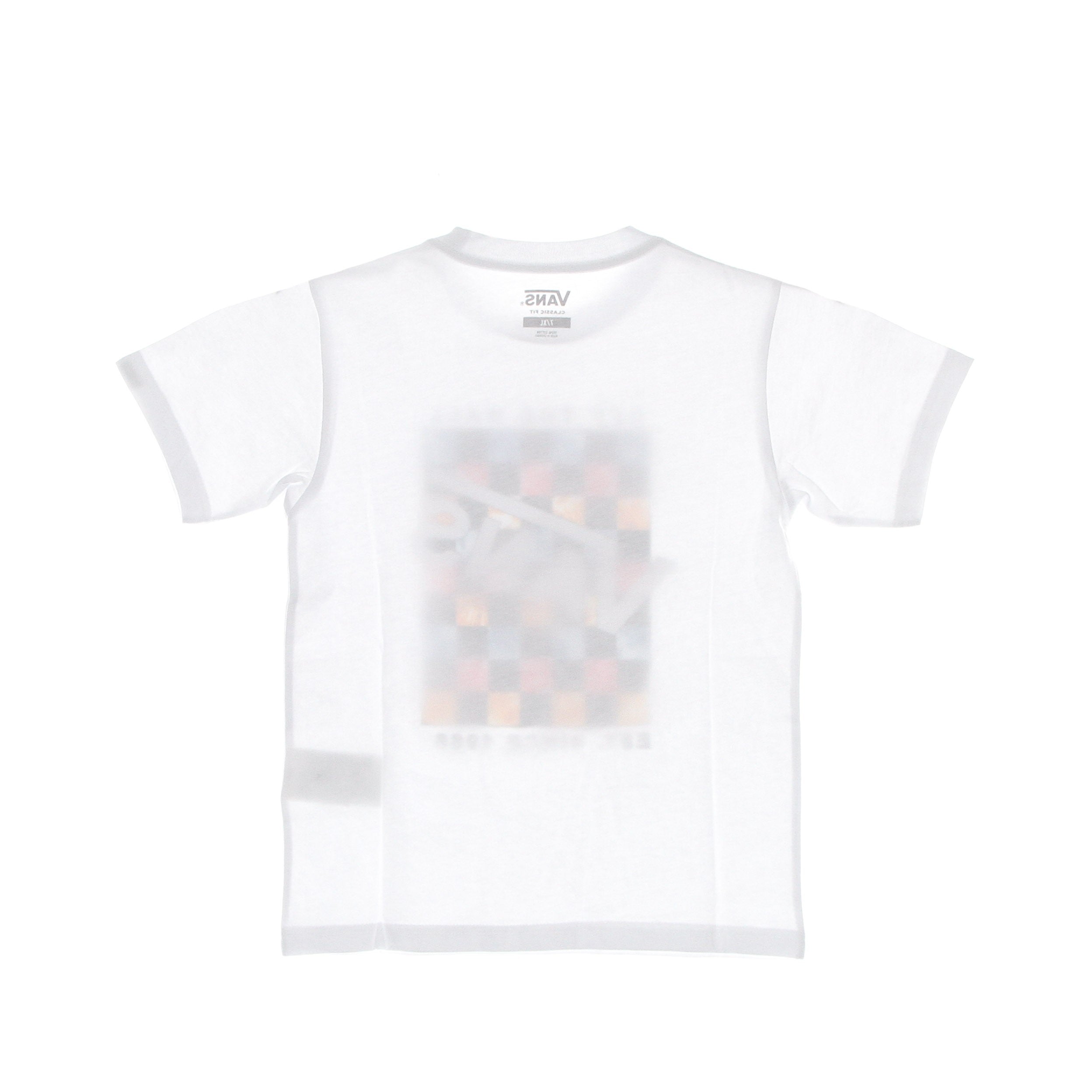 Dyed Blocks Ss White Child T-Shirt