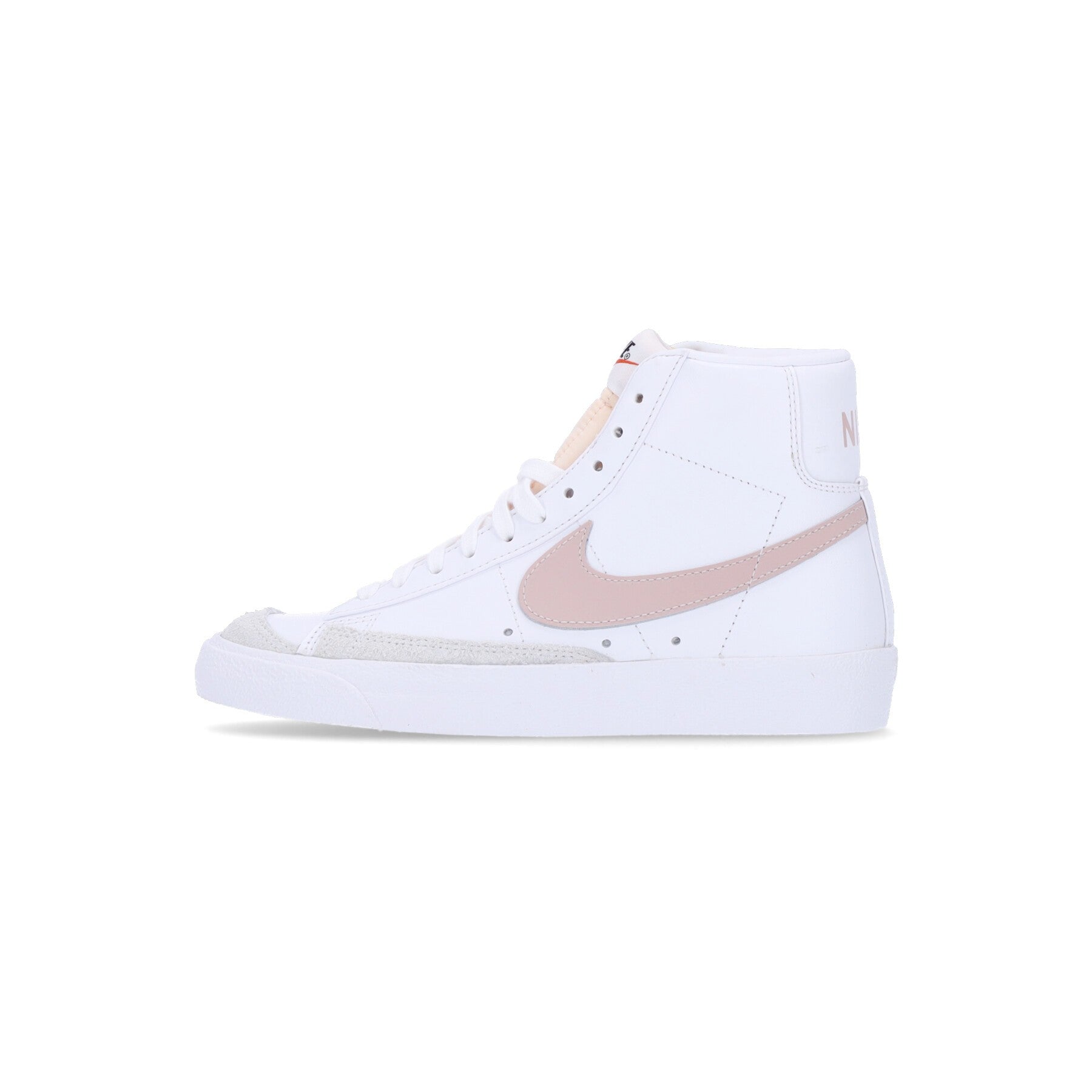 Nike, Scarpa Alta Donna W Blazer Mid 77, White/pink Oxford/black/summit White