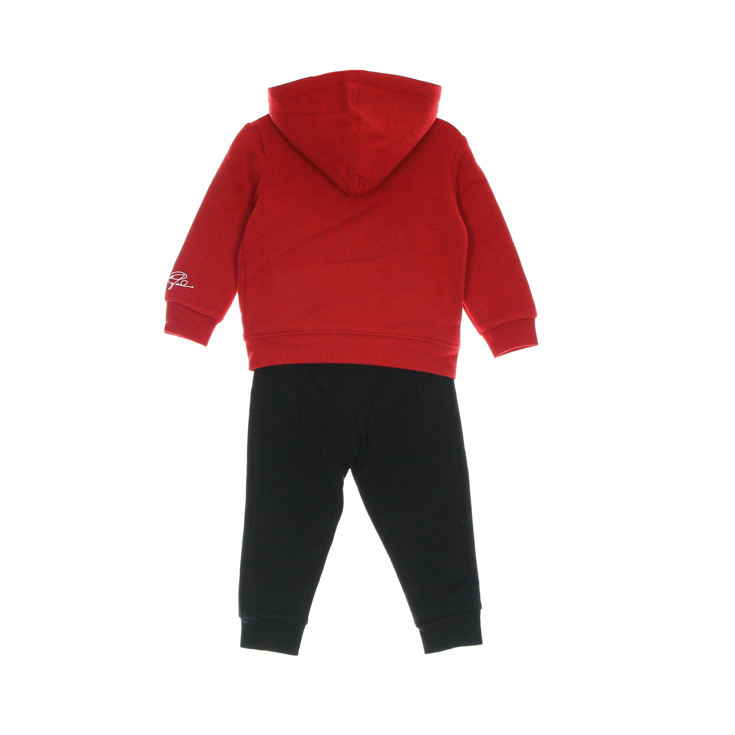 Complete Baby Tracksuit Essentials Fleece Set Black/gym Red