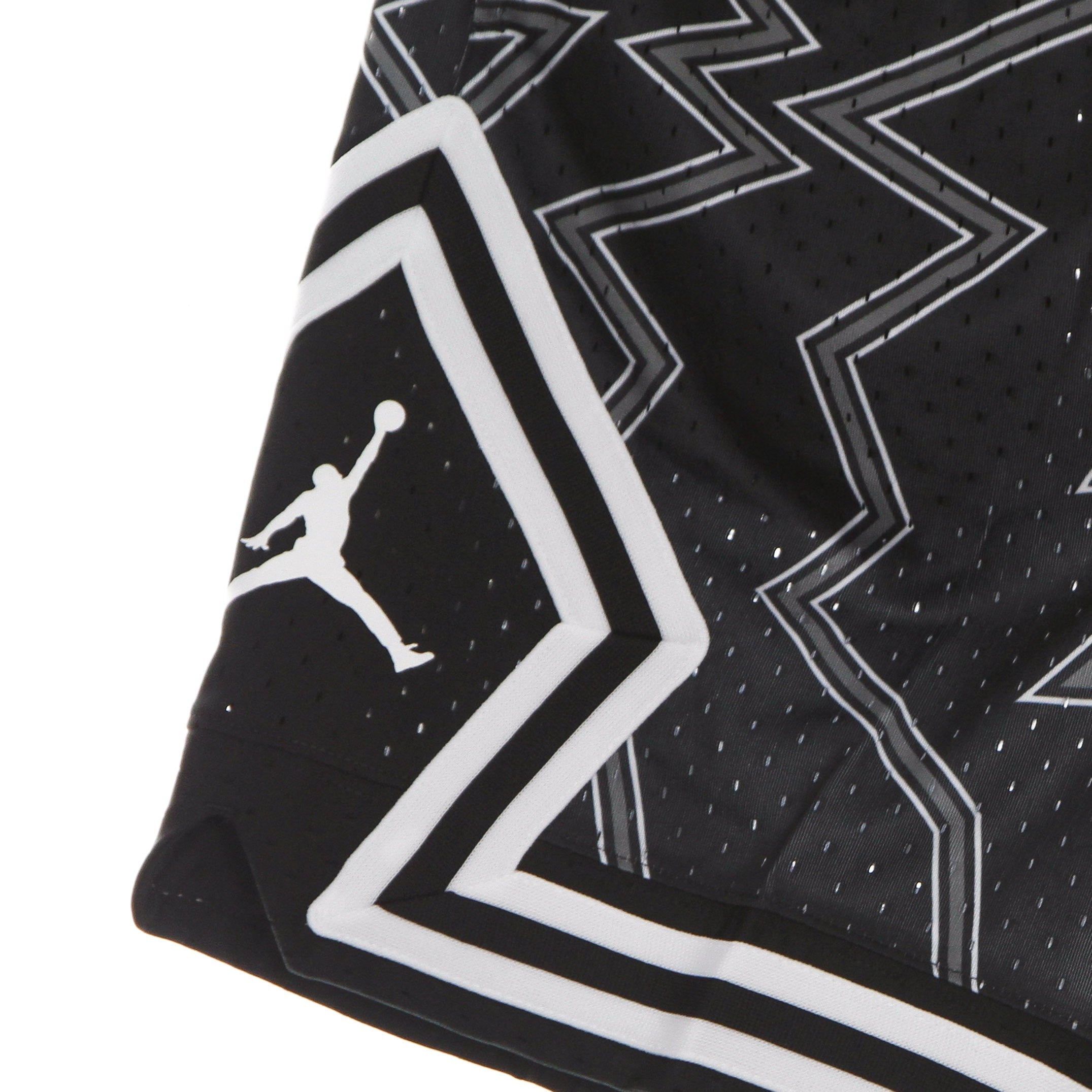 Men's Basketball Shorts Dri-fit Sport All Over Print Diamond Short Black/black/white