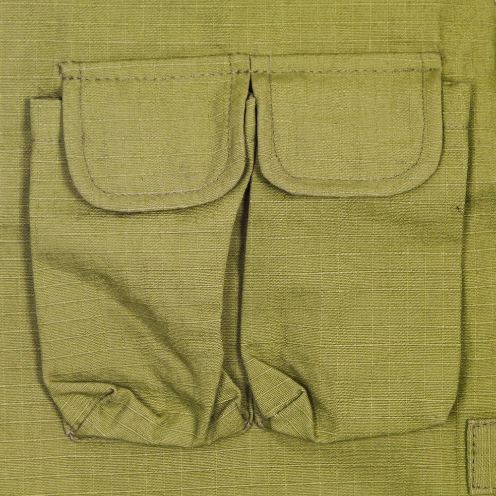 Retrofuture Men's Sleeveless Cargo Sleeveless Jacket Military Green