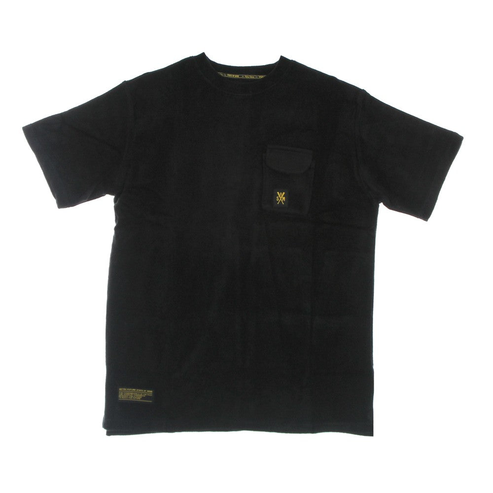 Retrofuture Men's T-Shirt Towel Pocket Tee Black