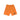 Men's Short Tracksuit Pants Diagonal Fleece Shorts Orange