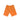 Men's Short Tracksuit Pants Diagonal Fleece Shorts Orange