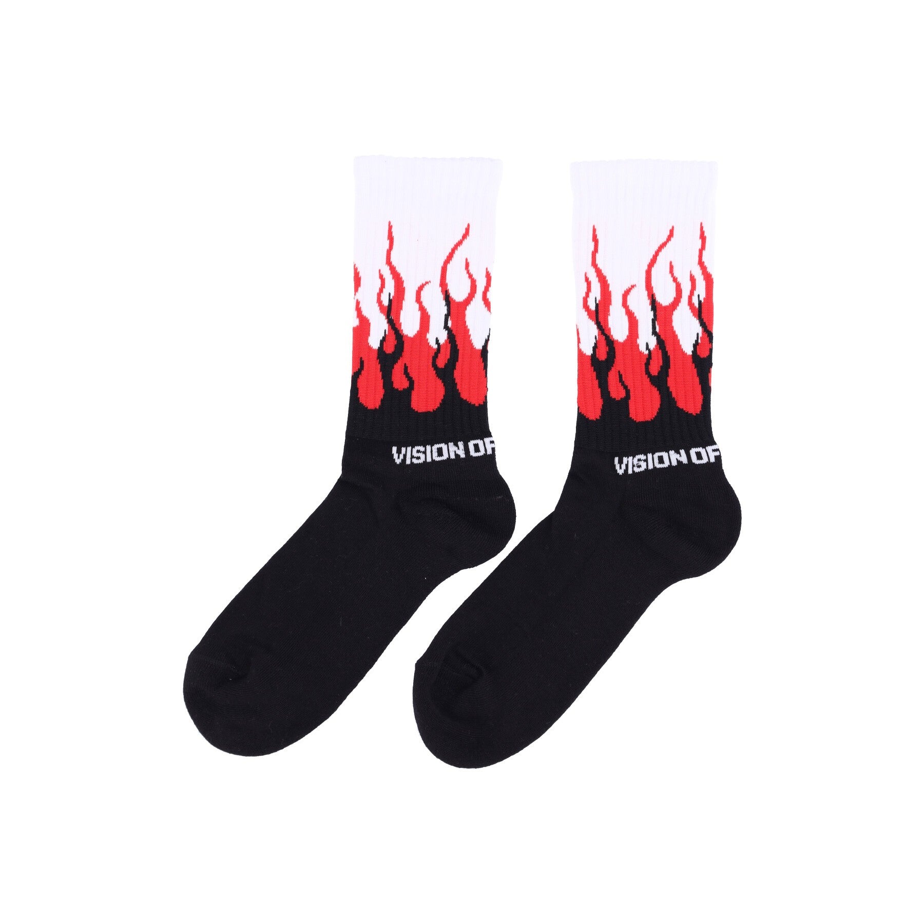 Double Flames Socks Men's Medium Sock