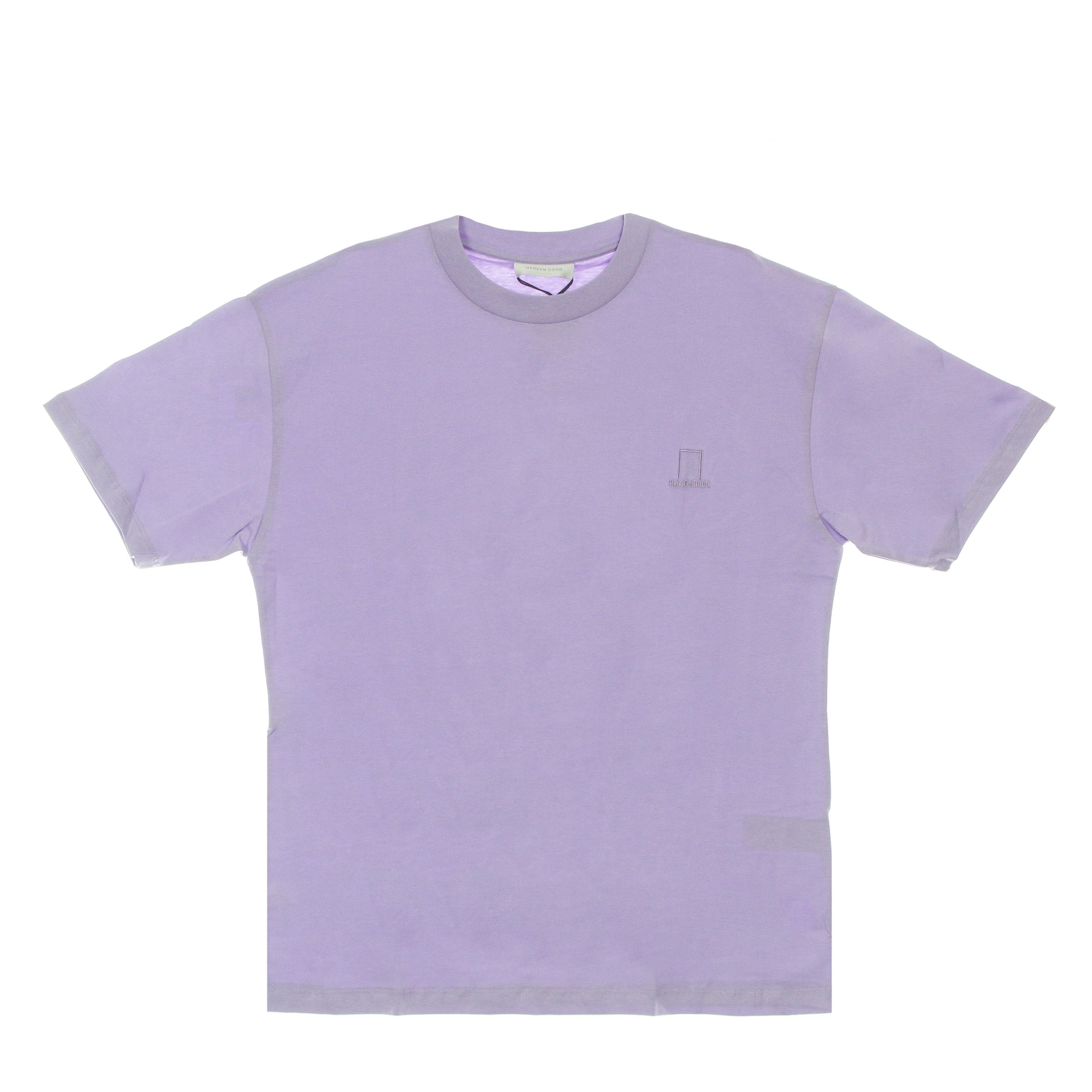 Men's Embroidered Logo Tee Lilac T-Shirt