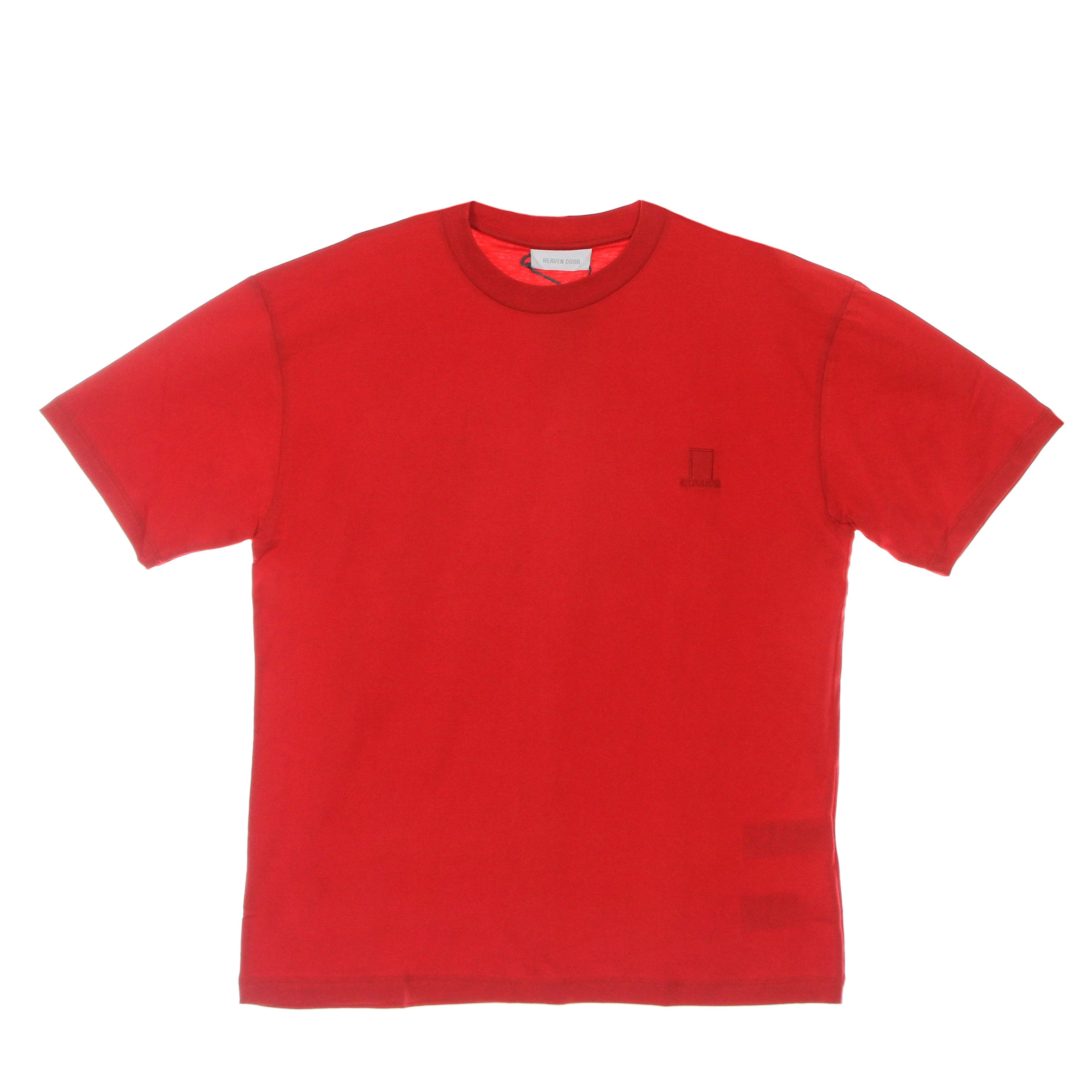 Men's T-Shirt Embroidered Logo Tee Red