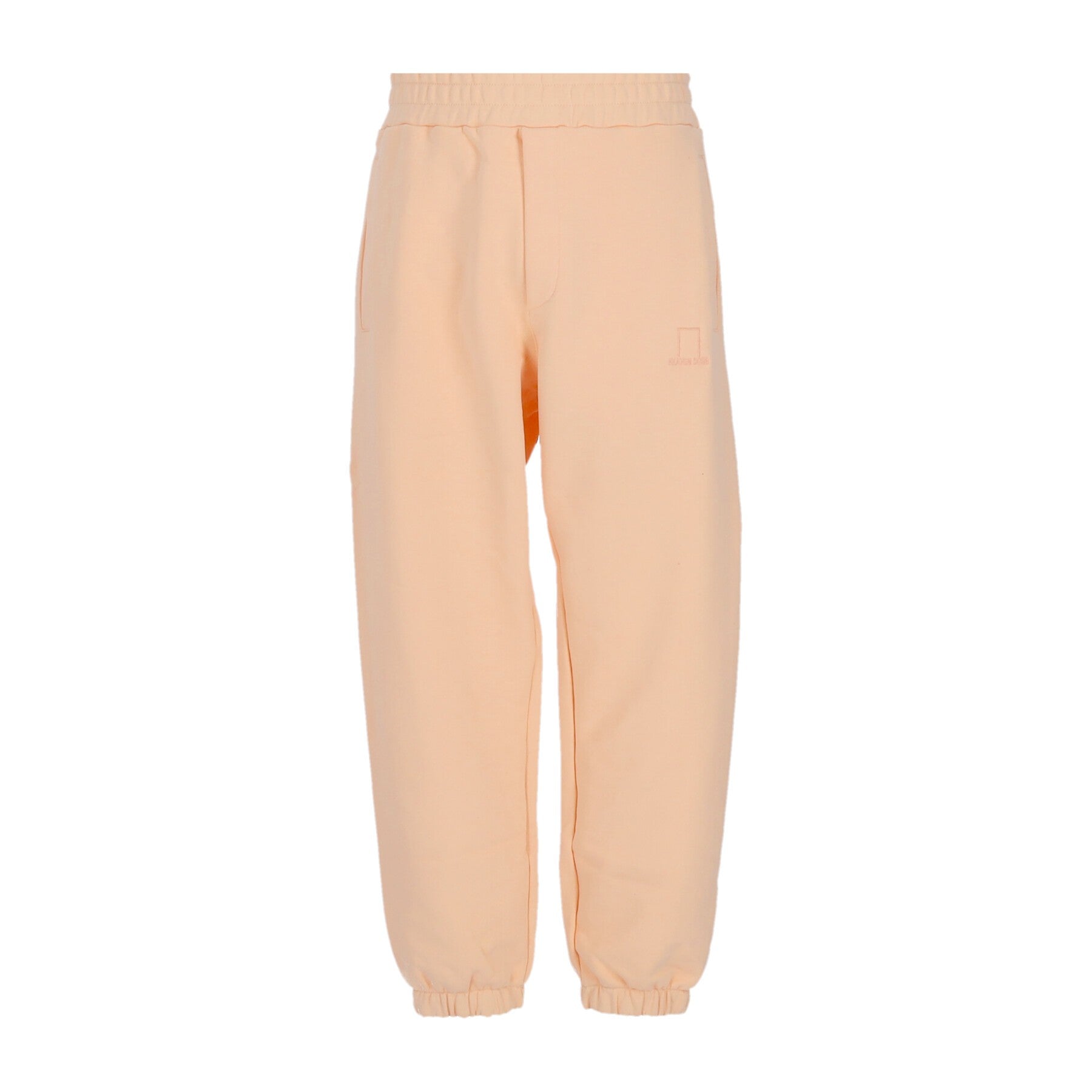 Men's Lightweight Tracksuit Pants Embroidered Logo Pant Peach