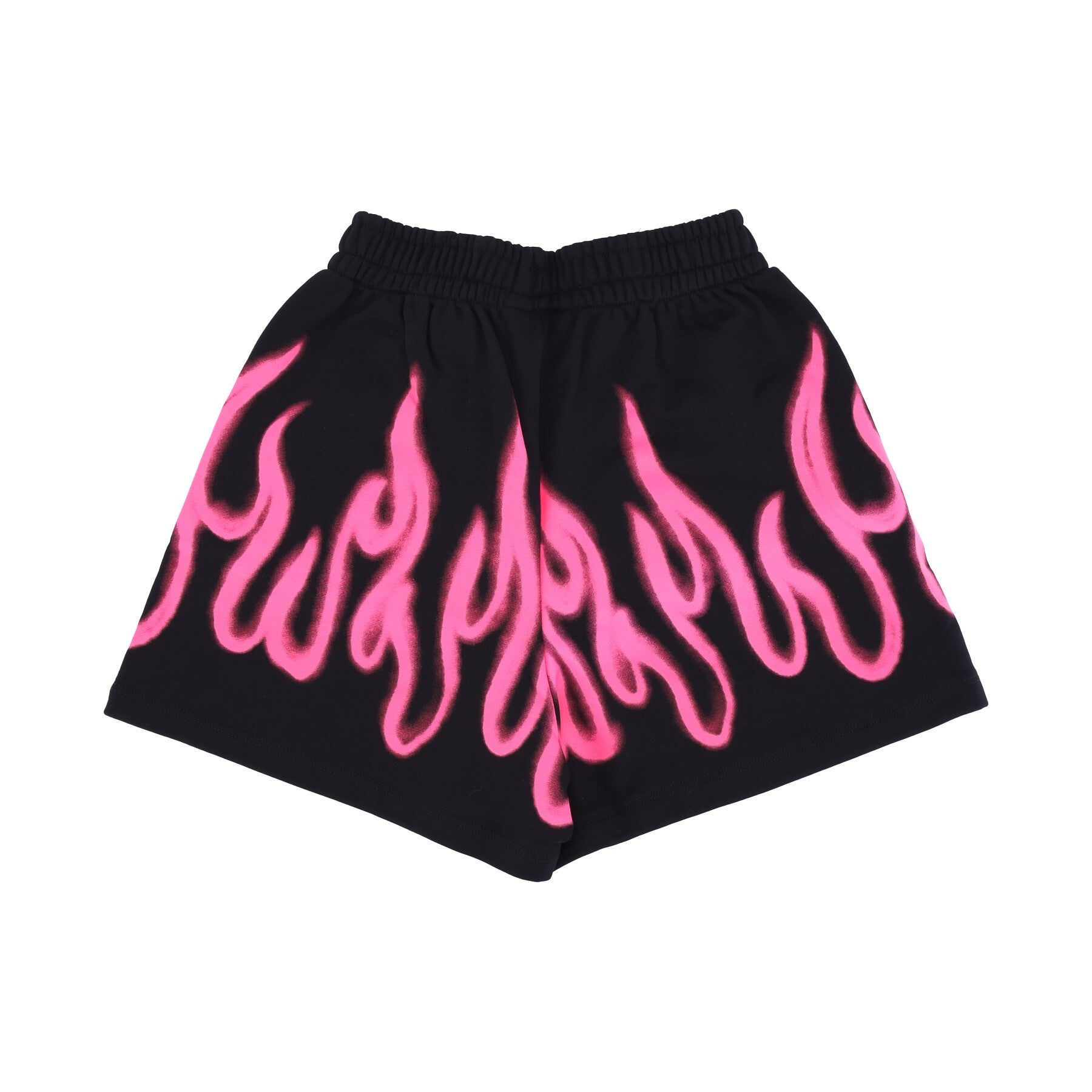 Spray Flames Shorts Women's Shorts Black/fuchsia