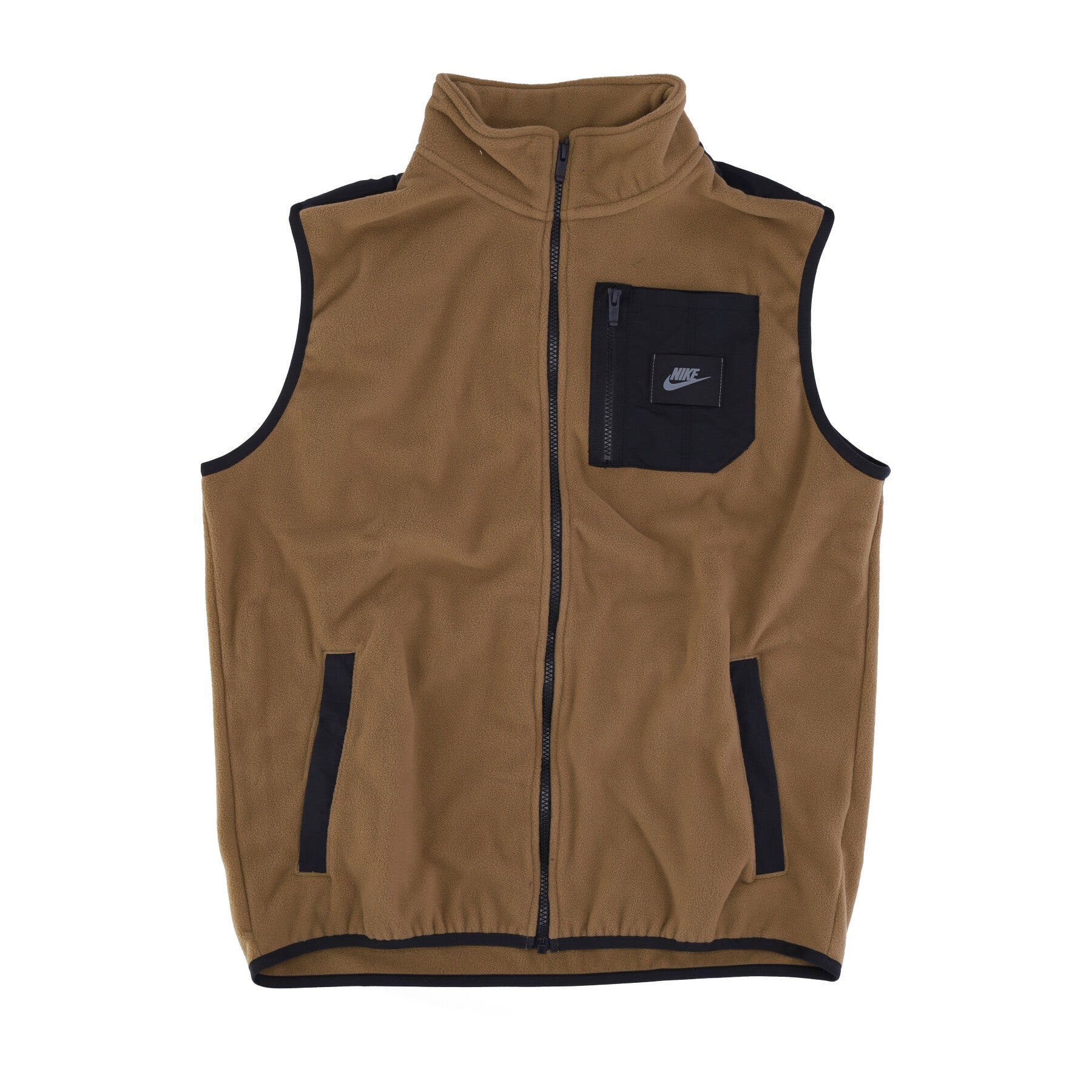 Nike, Smanicato Uomo Sportswear Spu Therma-fit Polar Fleece Vest, Hazel Rush/black/black
