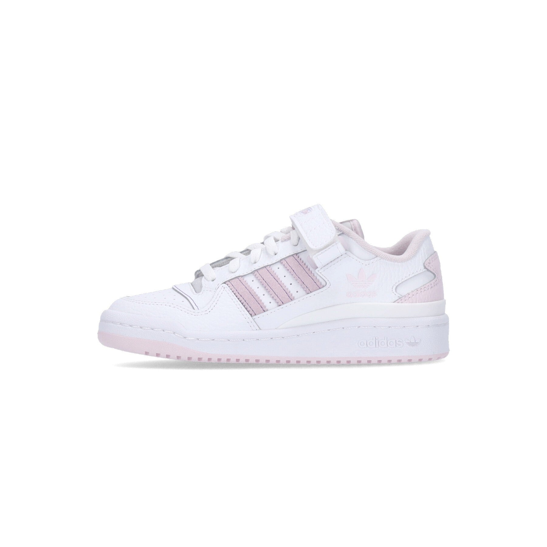 Adidas, Scarpa Bassa Ragazza Forum Low J, Cloud White/almost Pink/light Purple