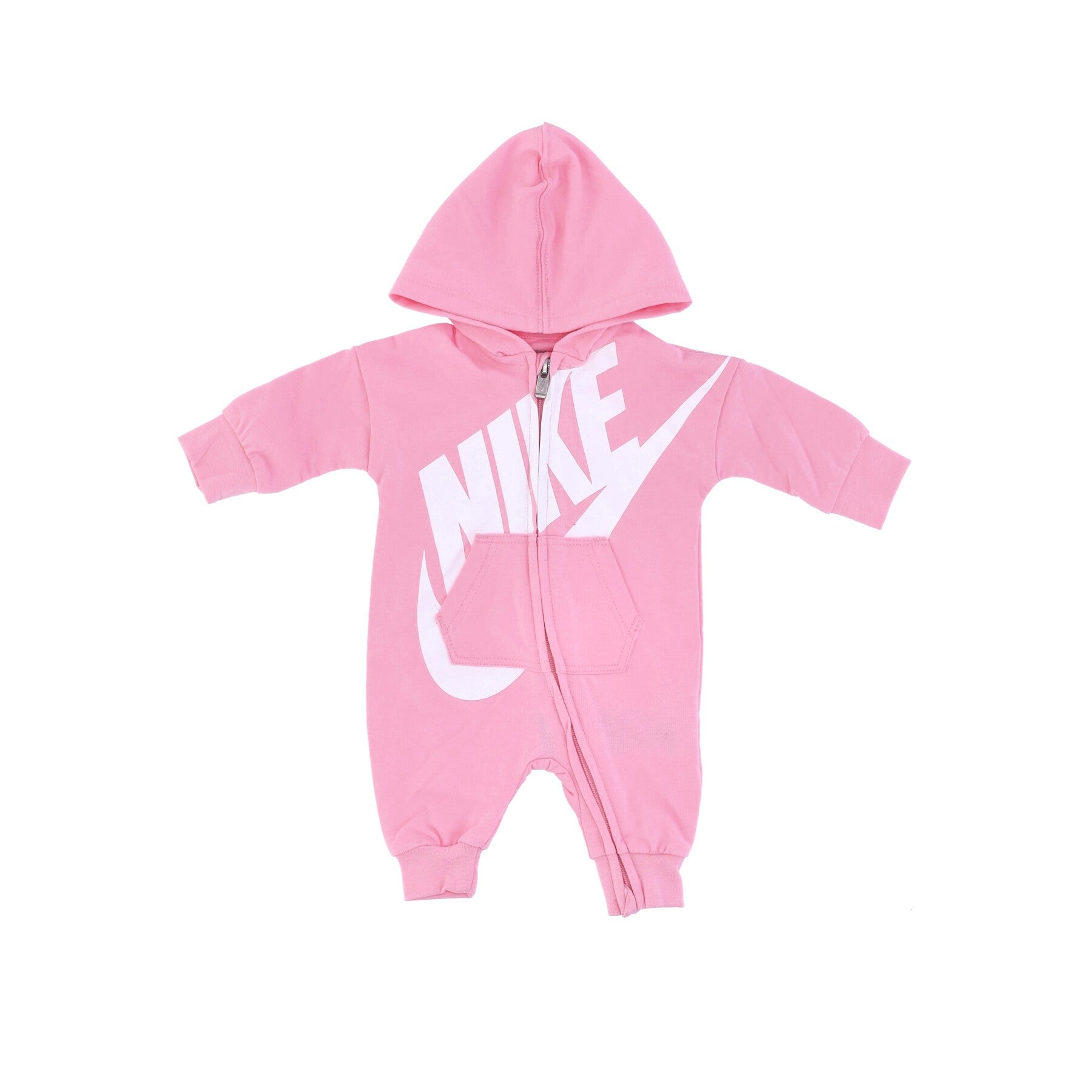 Baby Play All Day Hooded Coverall Pink Foam