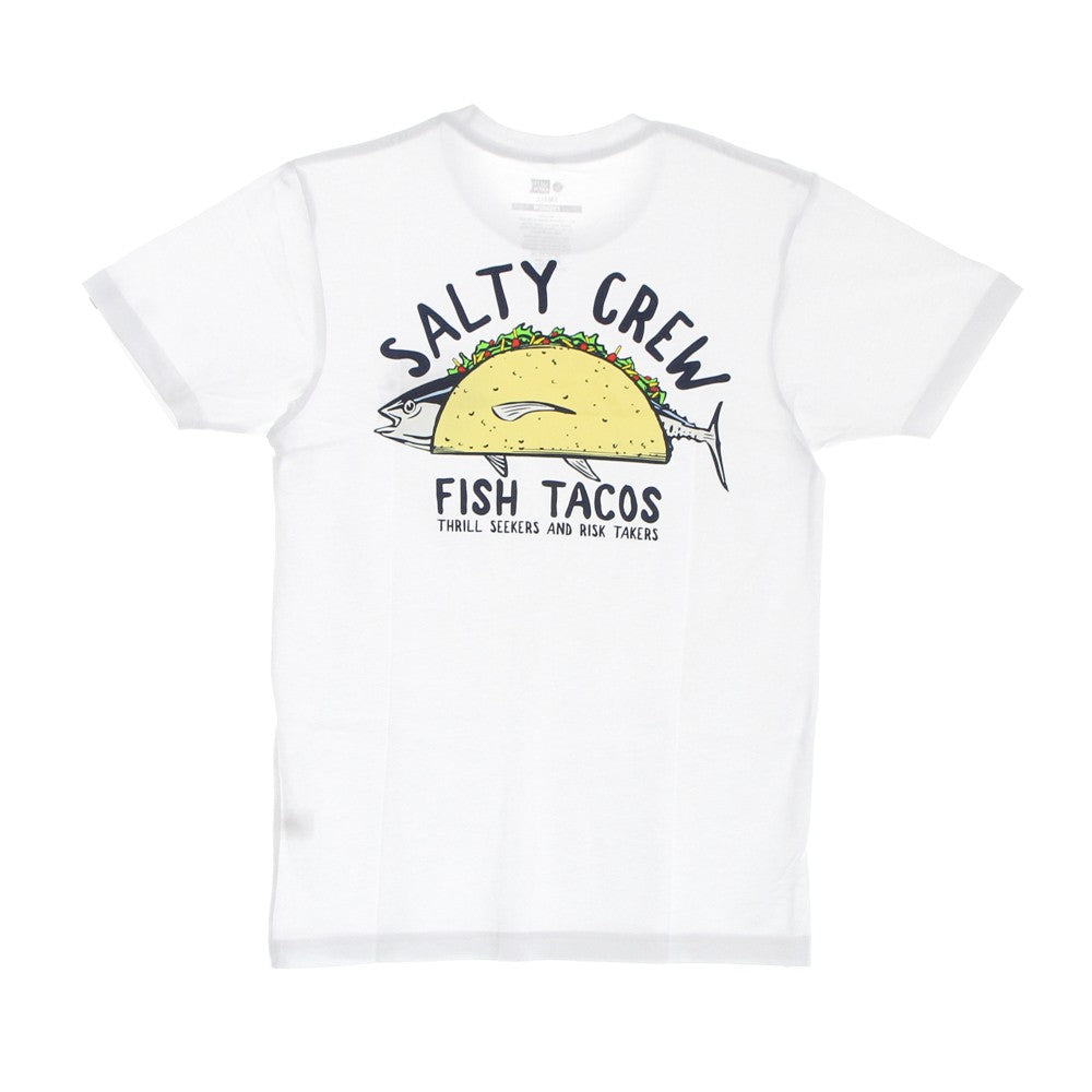 Baja Fresh Premium Tee White Men's T-Shirt