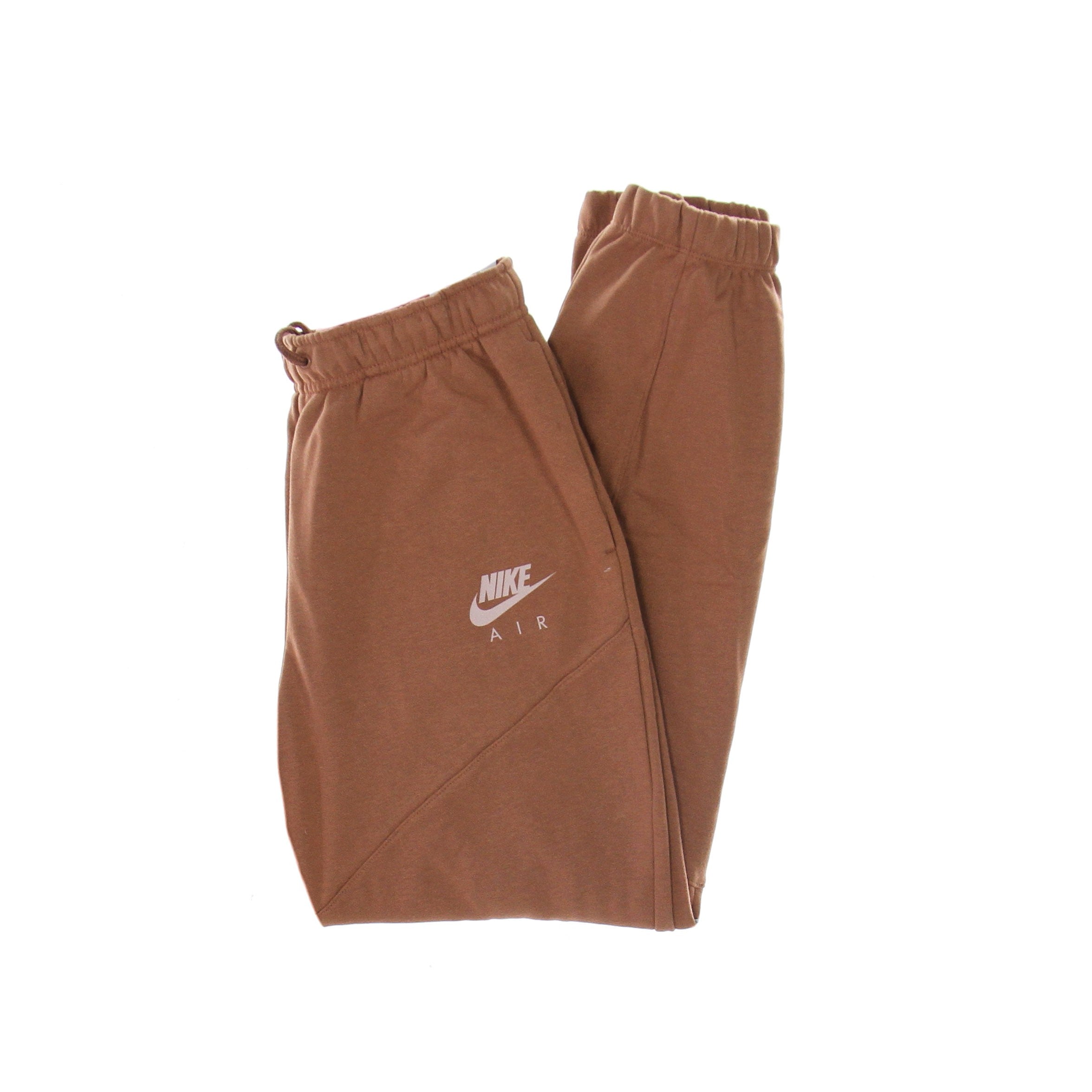 Nike, Pantalone Tuta Leggero Donna Sportswear Air Fleece Pant, Mineral Clay/red Bark/pink Oxford