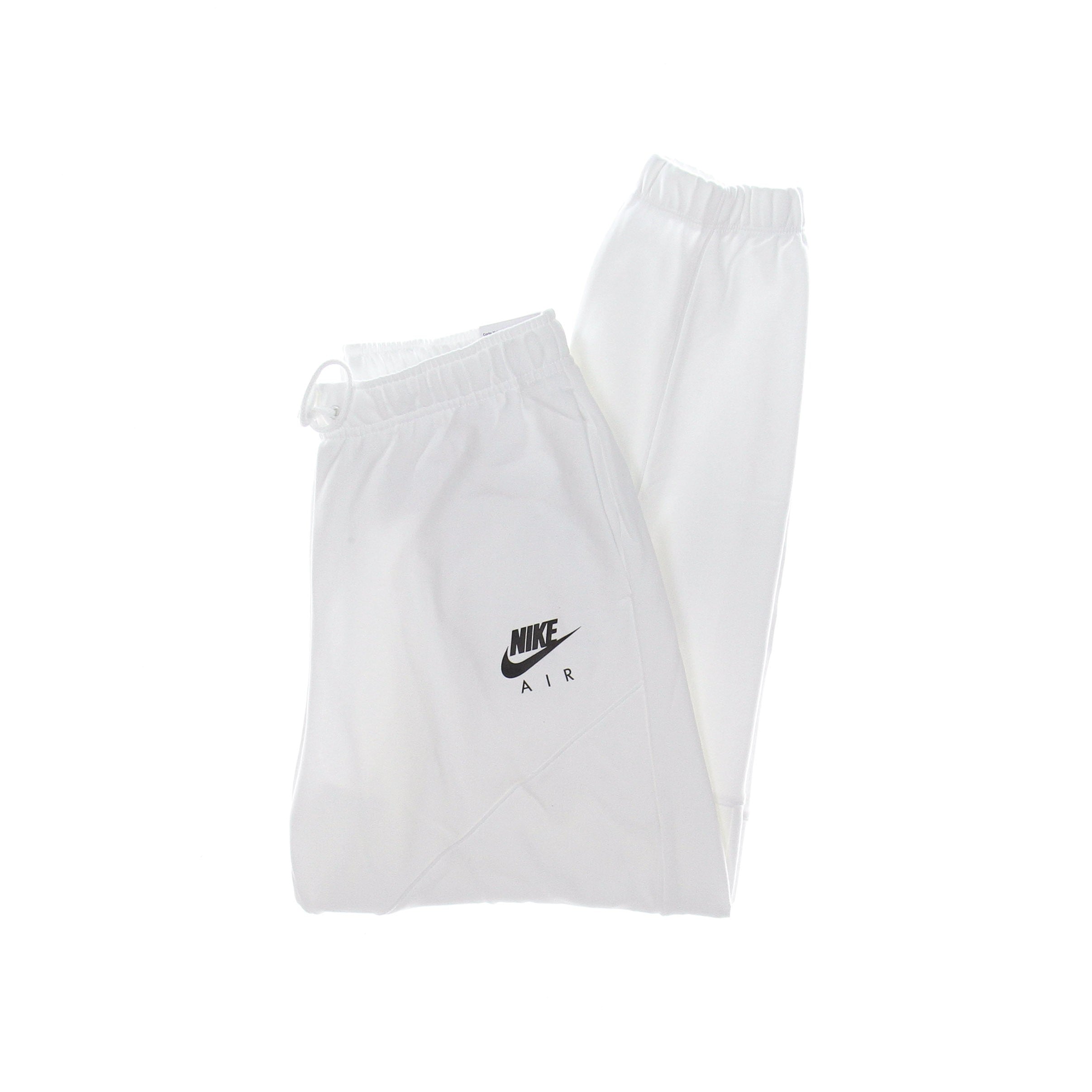 Nike, Pantalone Tuta Leggero Donna Sportswear Air Fleece Pant, White/white/black