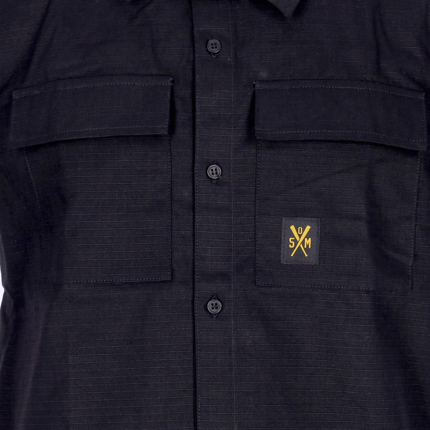 Men's Short Sleeve Shirt Retrofuture Shirt Black
