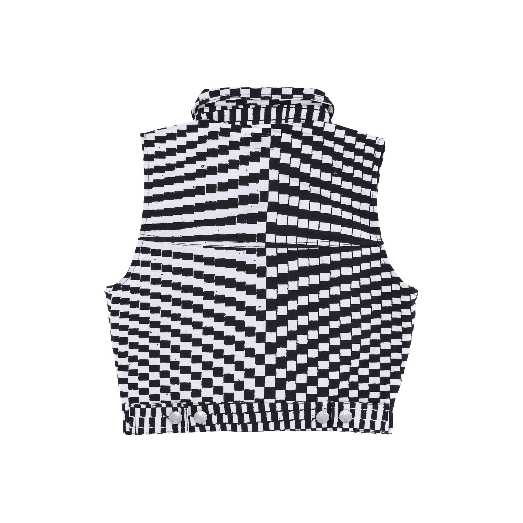 Pullover Smanicato Donna Exie Cropped Vest Black Multi