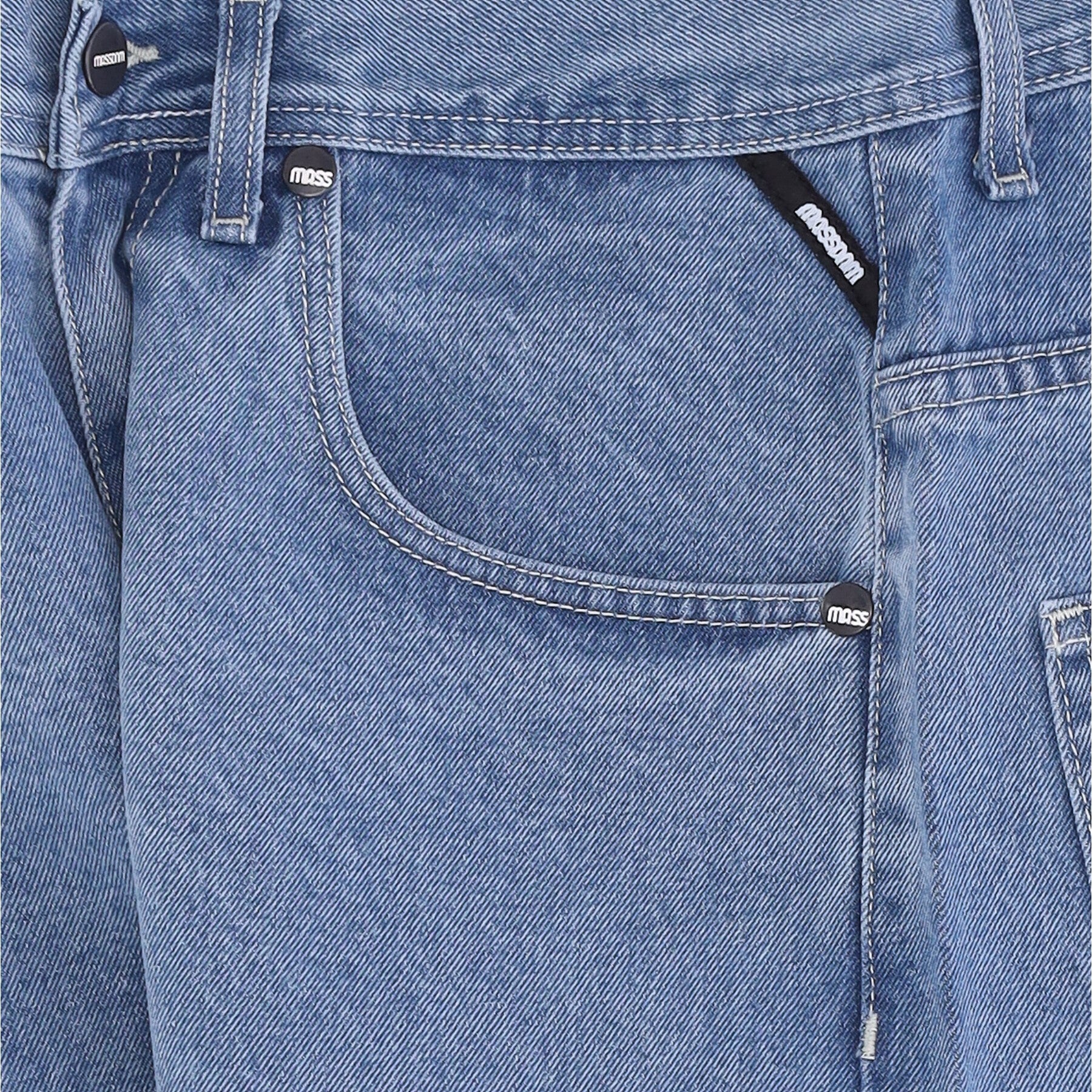 Men's Short Jeans Craff Short Jeans Baggy Light Blue