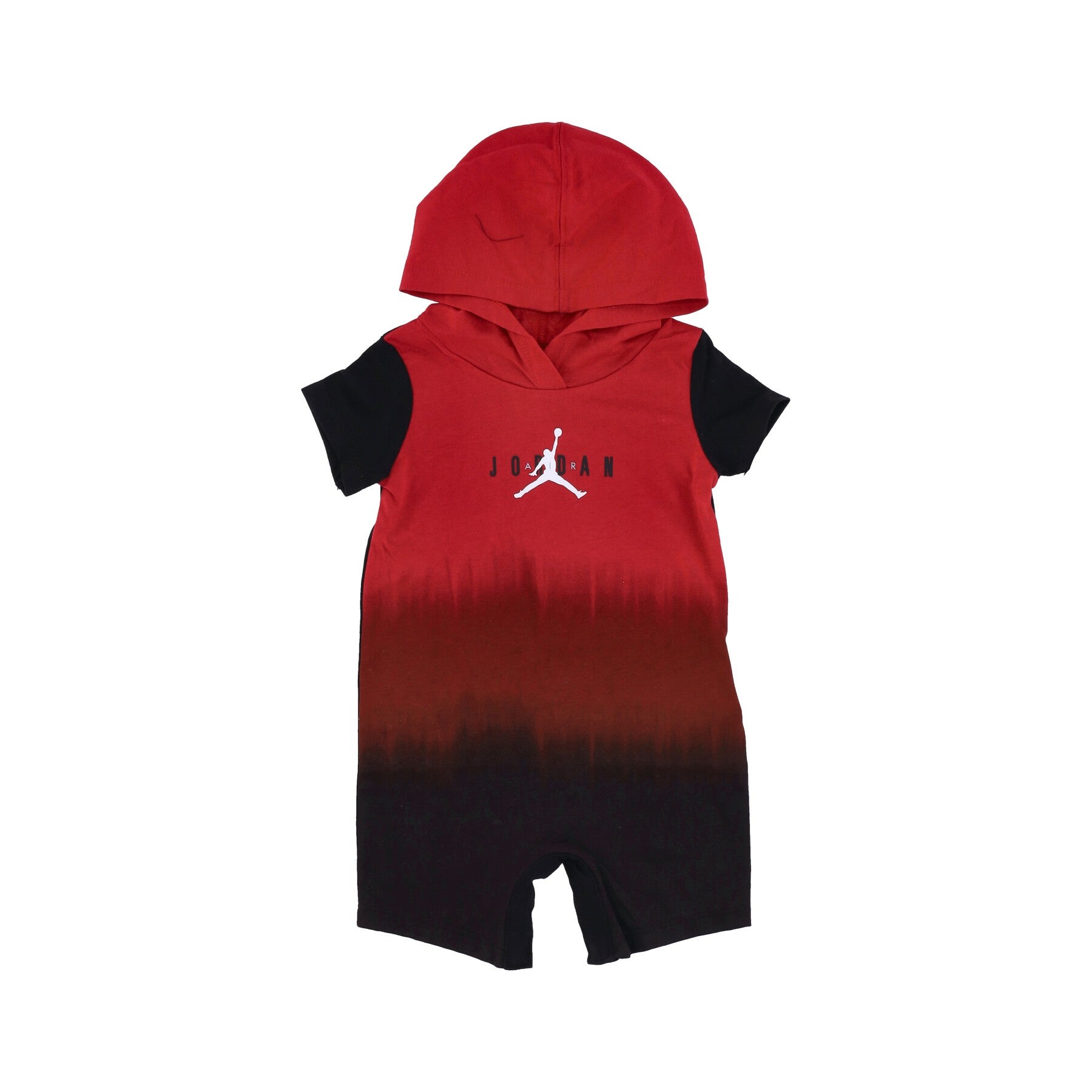 Baby Tracksuit Ombre Hooded Romper Gym Red