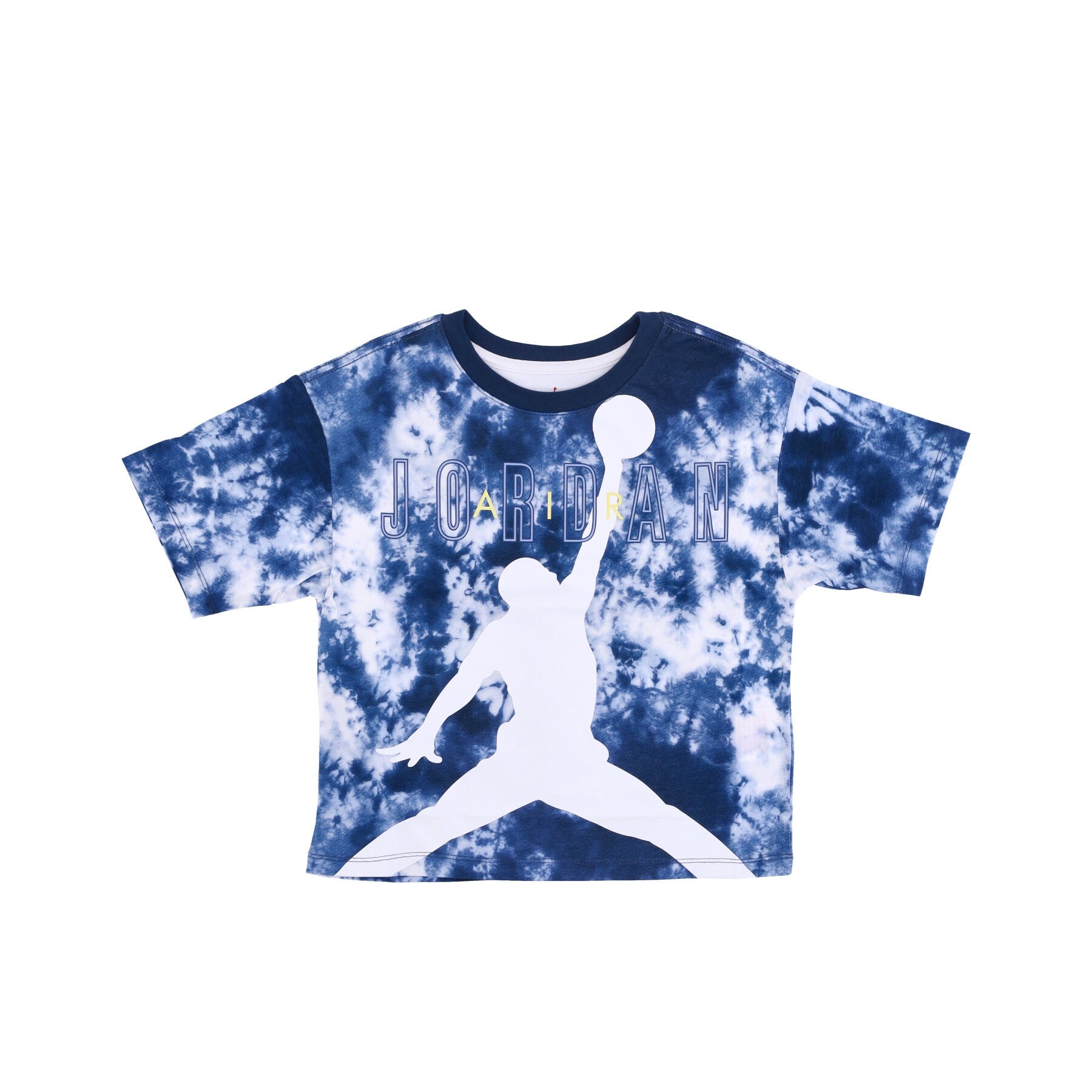 Sky Dye Jumpman Tee Dk Navy Blue Girl T-Shirt