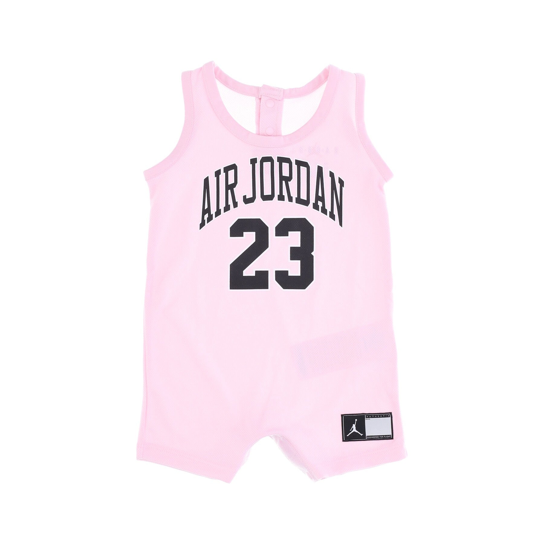 Body Neonato Hbr Jordan Jersey Romper Pink Foam