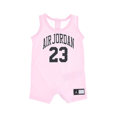 Body Neonato Hbr Jordan Jersey Romper Pink Foam