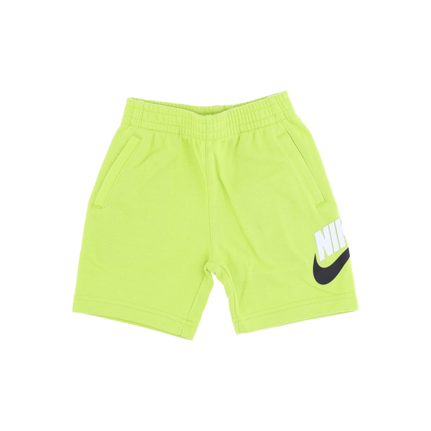 Nike, Pantalone Corto Tuta Bambino Club Hbr Ft Short, Atomic Green