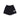 Women's Sportswear Swoosh Woven High-rise Shorts Black/white/black/white