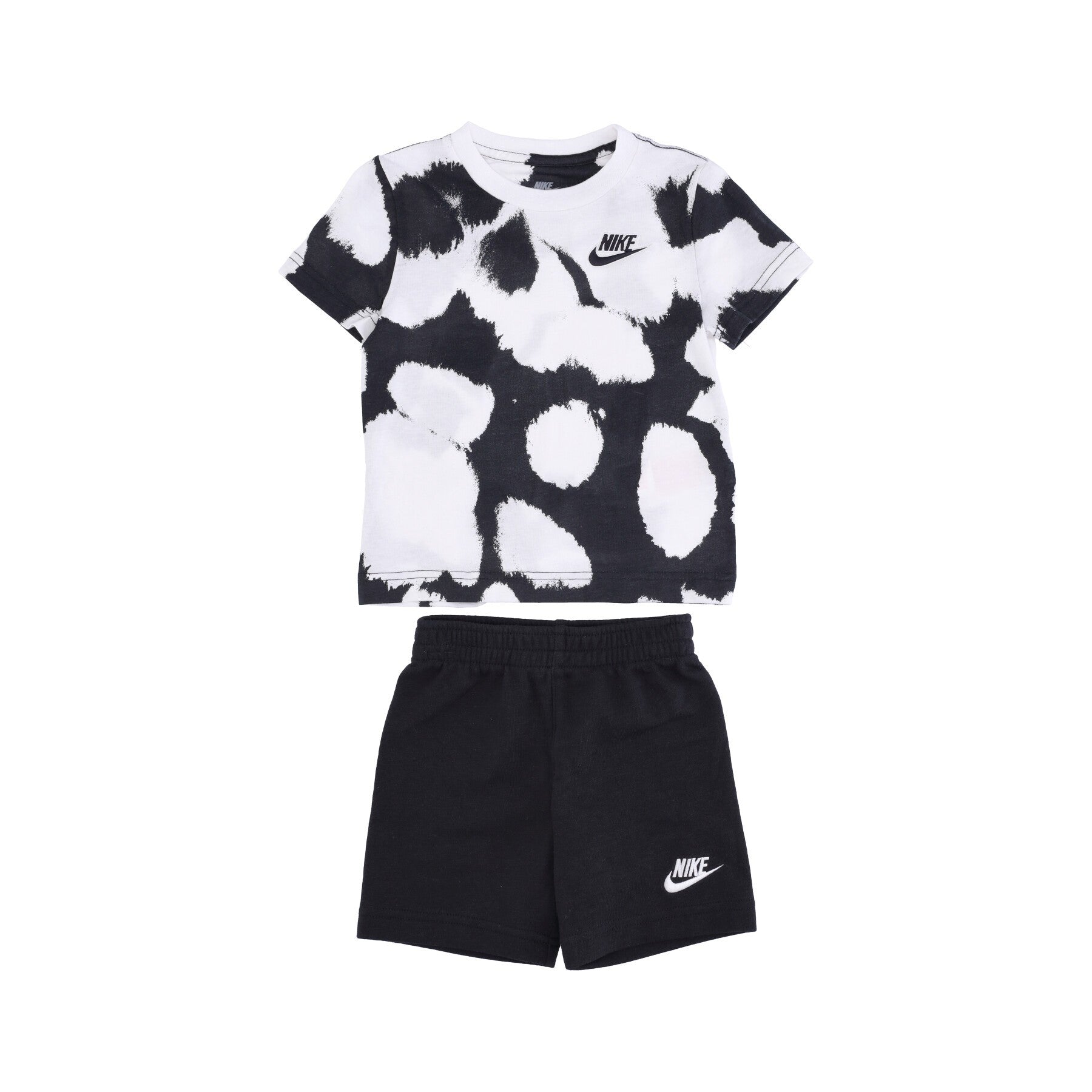Set T-shirt+shorts Child Dye Dot Short Set Black