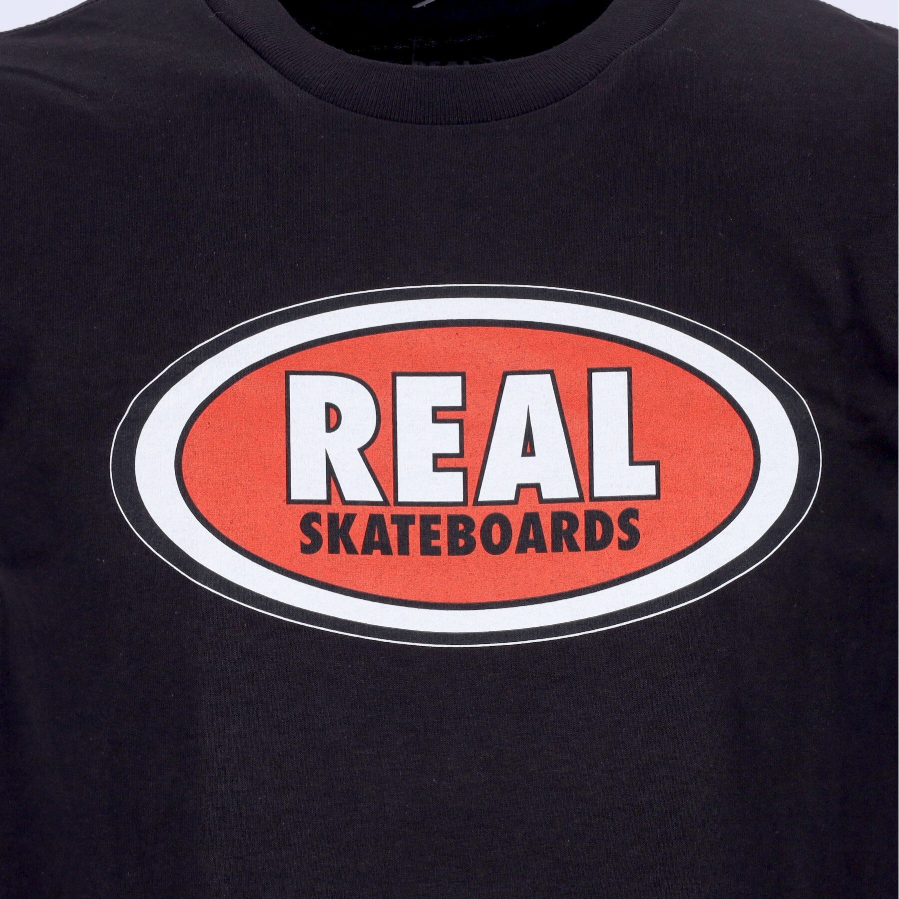 Real Skateboards, Maglietta Uomo Oval Tee, 
