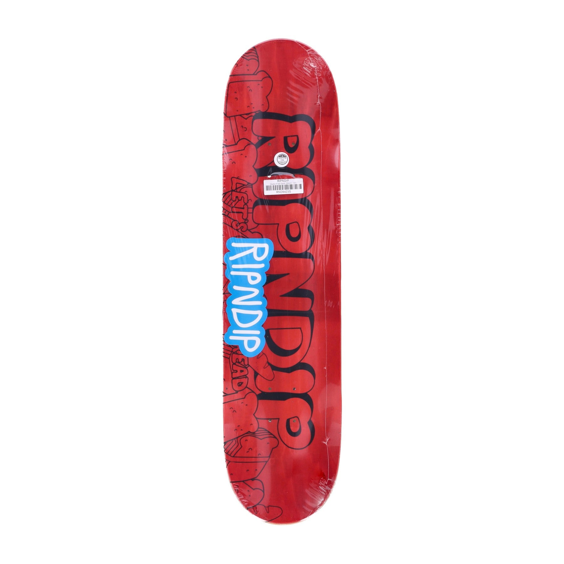 Ripndip, Skateboard Tavola Uomo Gluten Free Board, Black/red