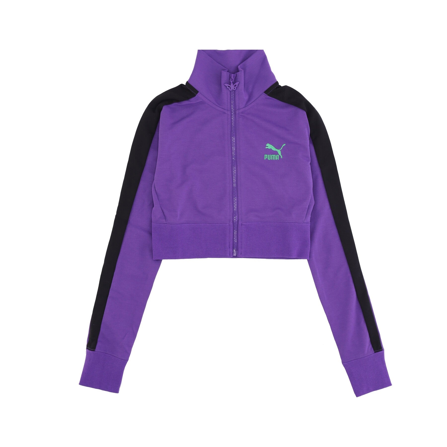 Women's Crop Track Jacket T7 JX Dua Lipa Royal Purple