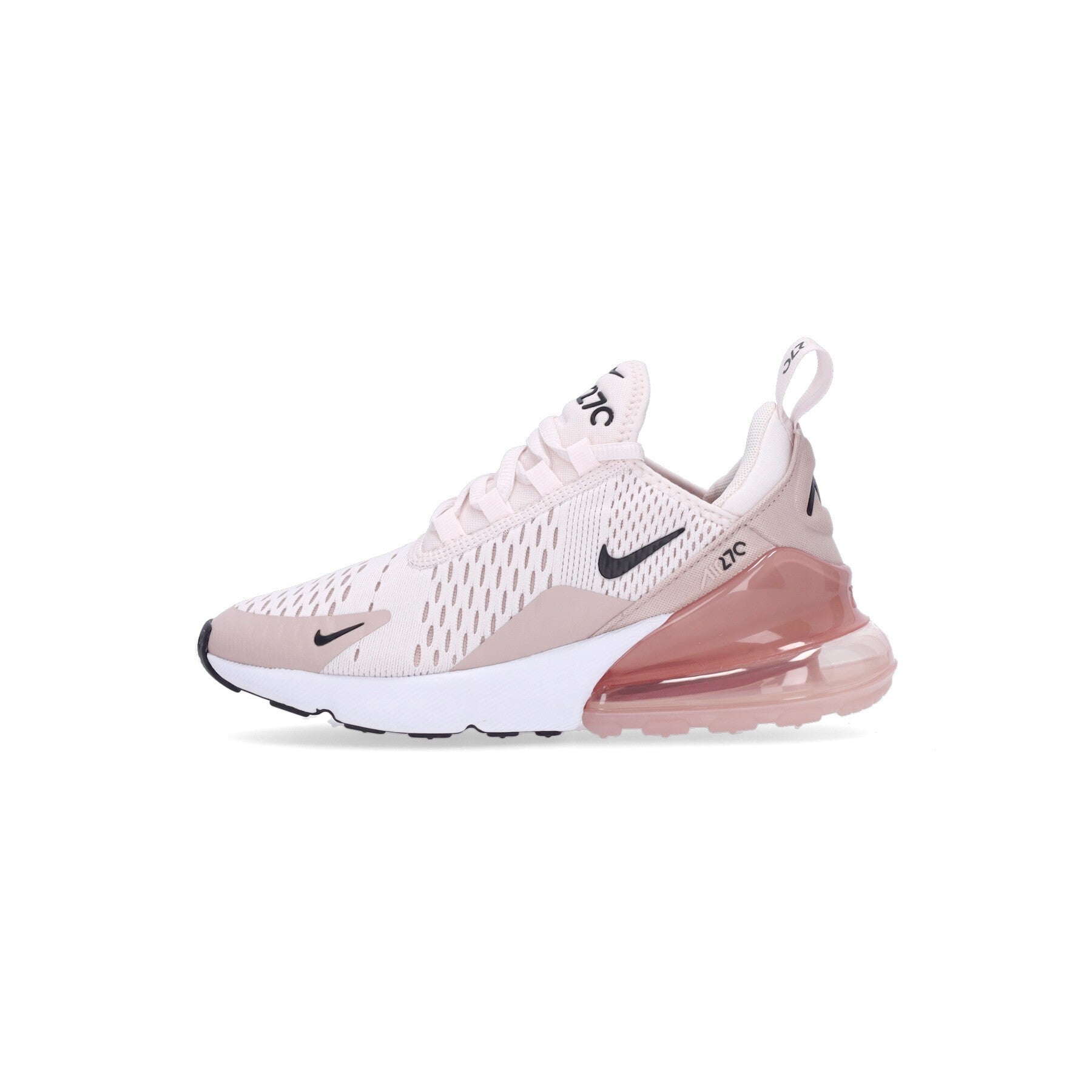 Nike, Scarpa Bassa Donna W Air Max 270, Light Soft Pink/black/pink Oxford