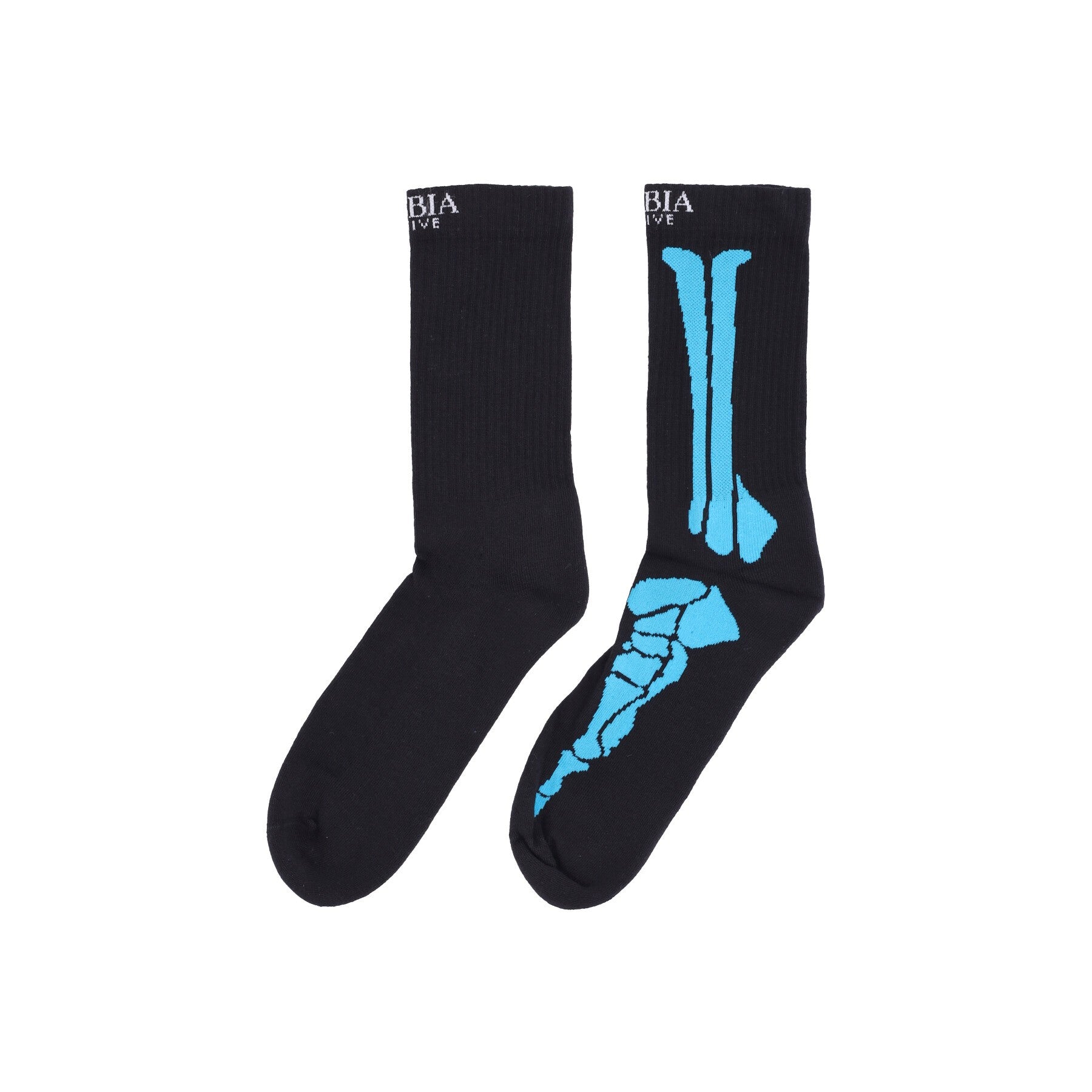 Phobia, Calza Media Uomo Bones Socks, Black/blue
