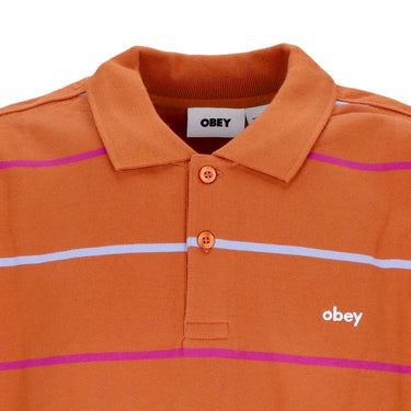 Obey, Polo Manica Lunga Uomo Complete Polo Sweatshirt Specialty Fleece, 