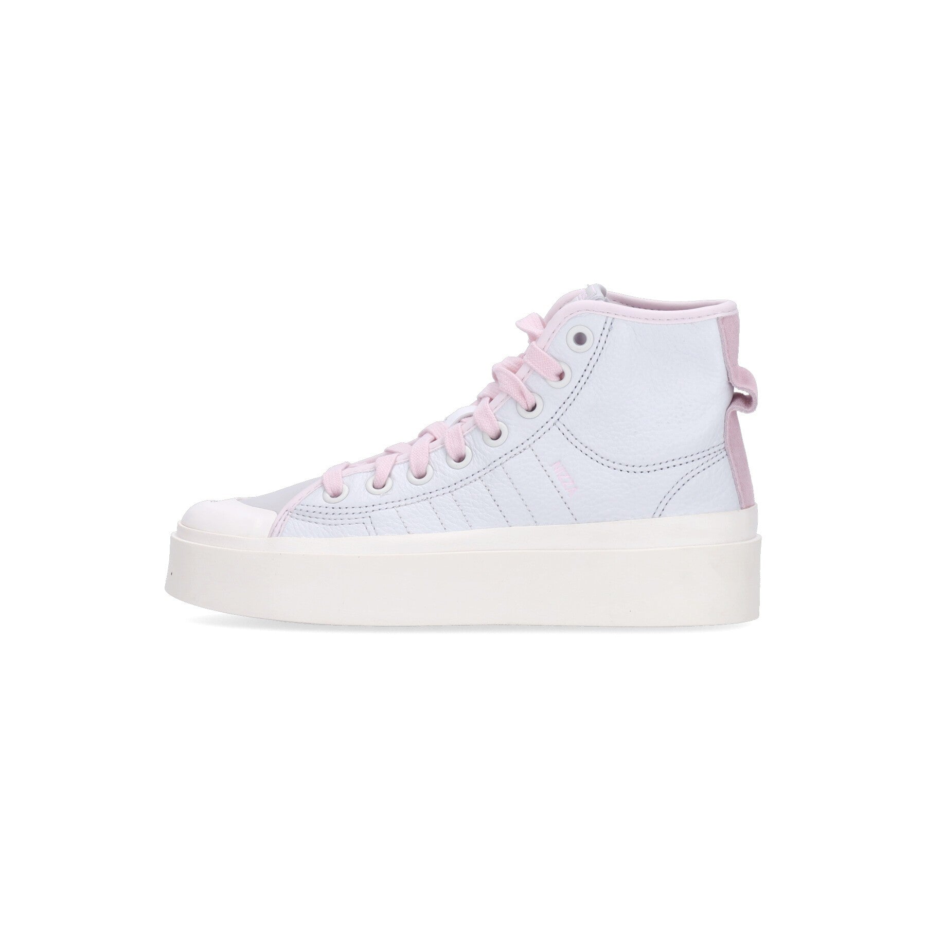 Adidas, Scarpa Alta Donna Nizza Bonega Mid, Crystal White/cloud White/almost Pink