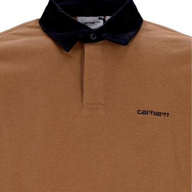 Carhartt Wip, Polo Manica Lunga Uomo Cord Rugby L/s Shirt, 