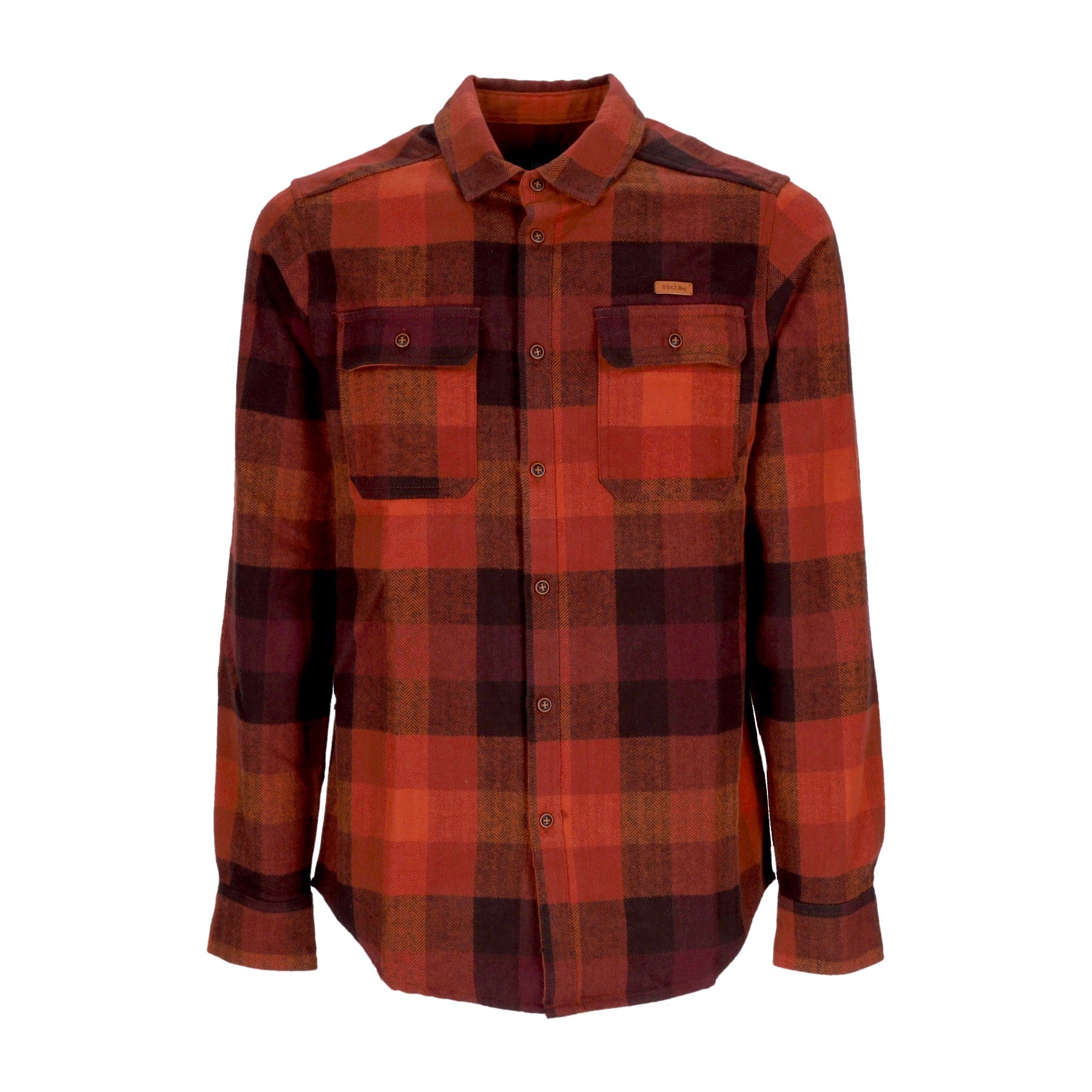 Iriedaily, Camicia Manica Lunga Uomo Lumber Fella Shirt, Red/brown