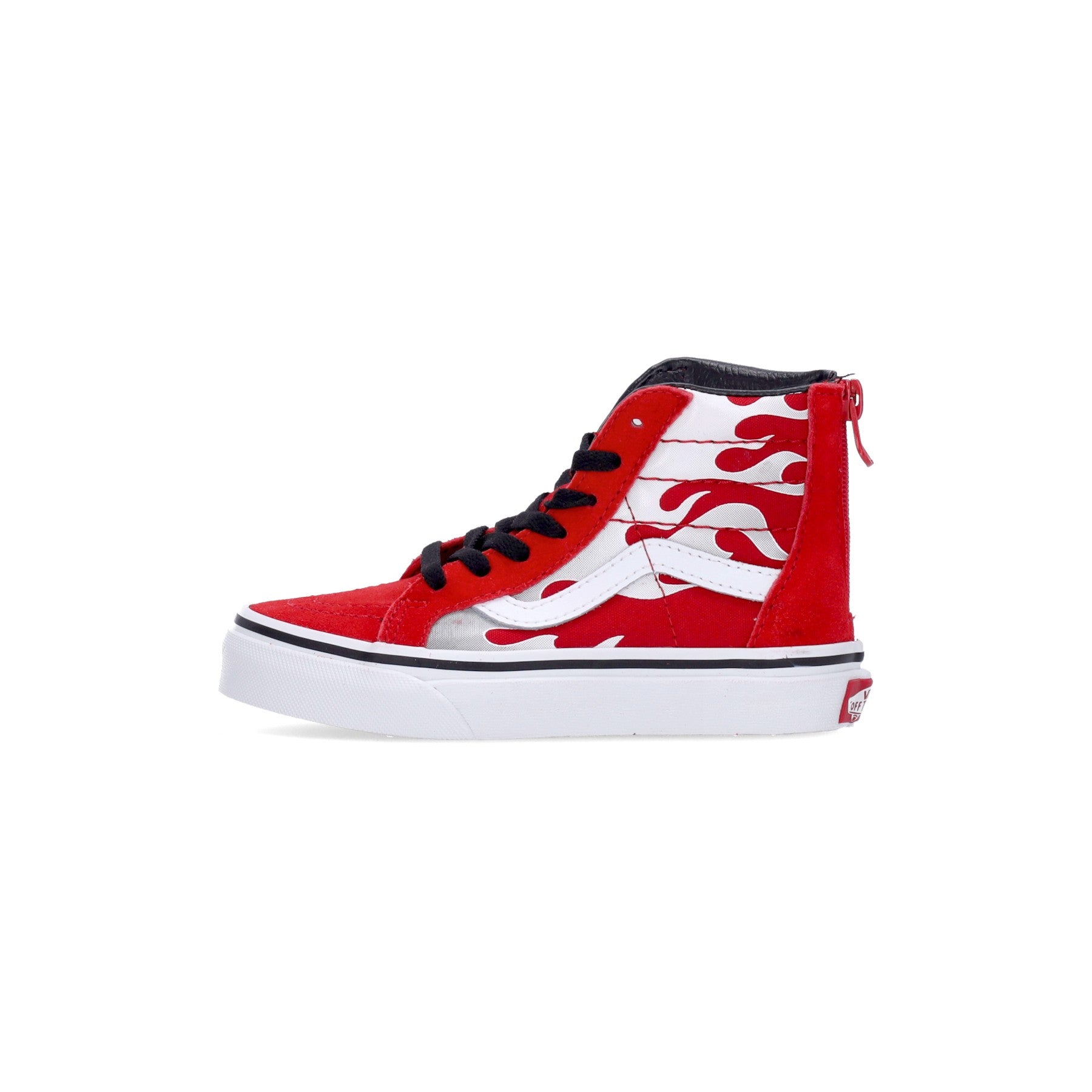 High Shoe Child Sk8-hi Zip (ferocious Flame) Racing Red/black