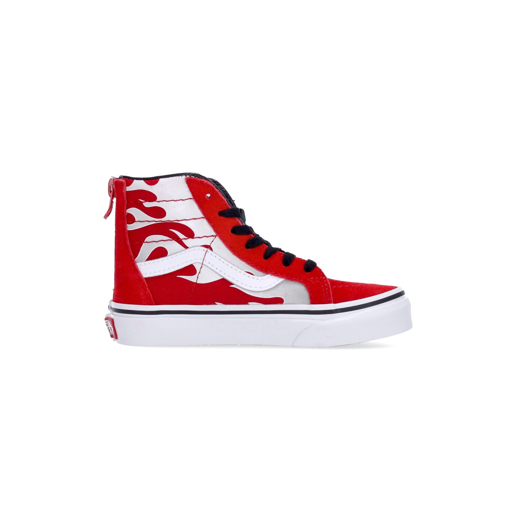 High Shoe Child Sk8-hi Zip (ferocious Flame) Racing Red/black