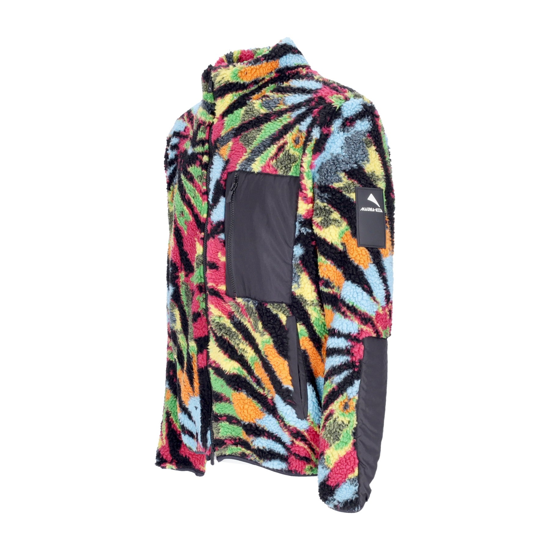 Men's Spiral Sherpa Zipped Jacket Multi